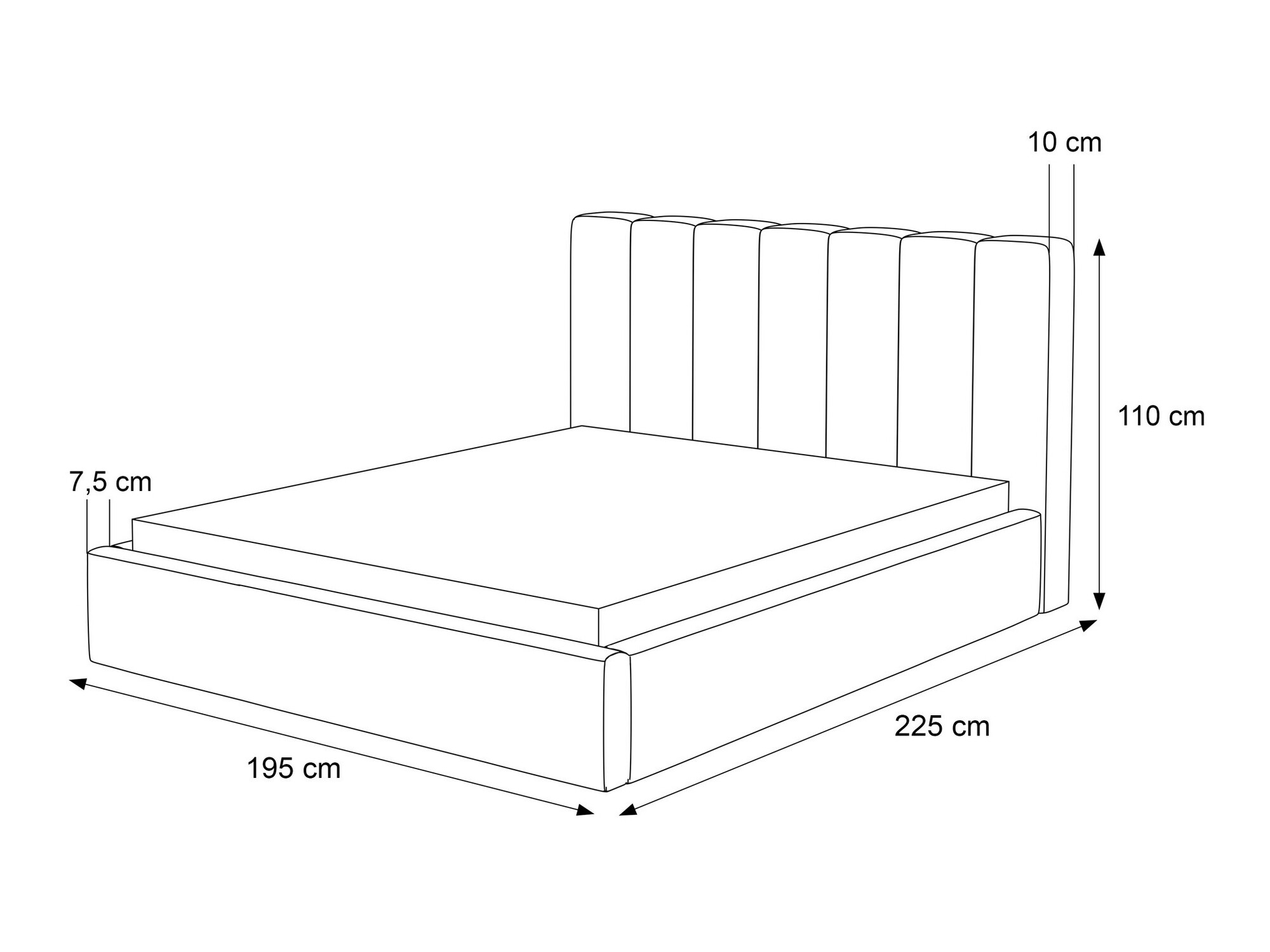 Кровать Martinez 112 (Magic Velvet 2256)