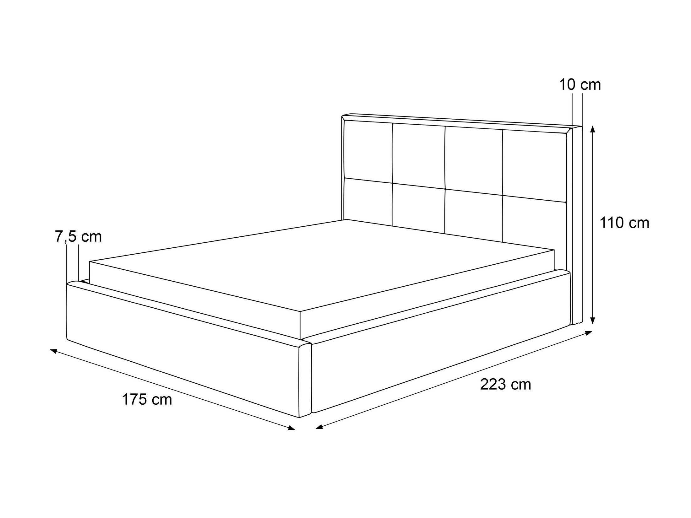 Кровать Martinez 113 (Magic Velvet 2240)