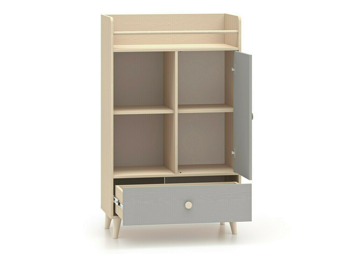 Bērnu istabas komplekts Tortoli 113 (Pelēks)