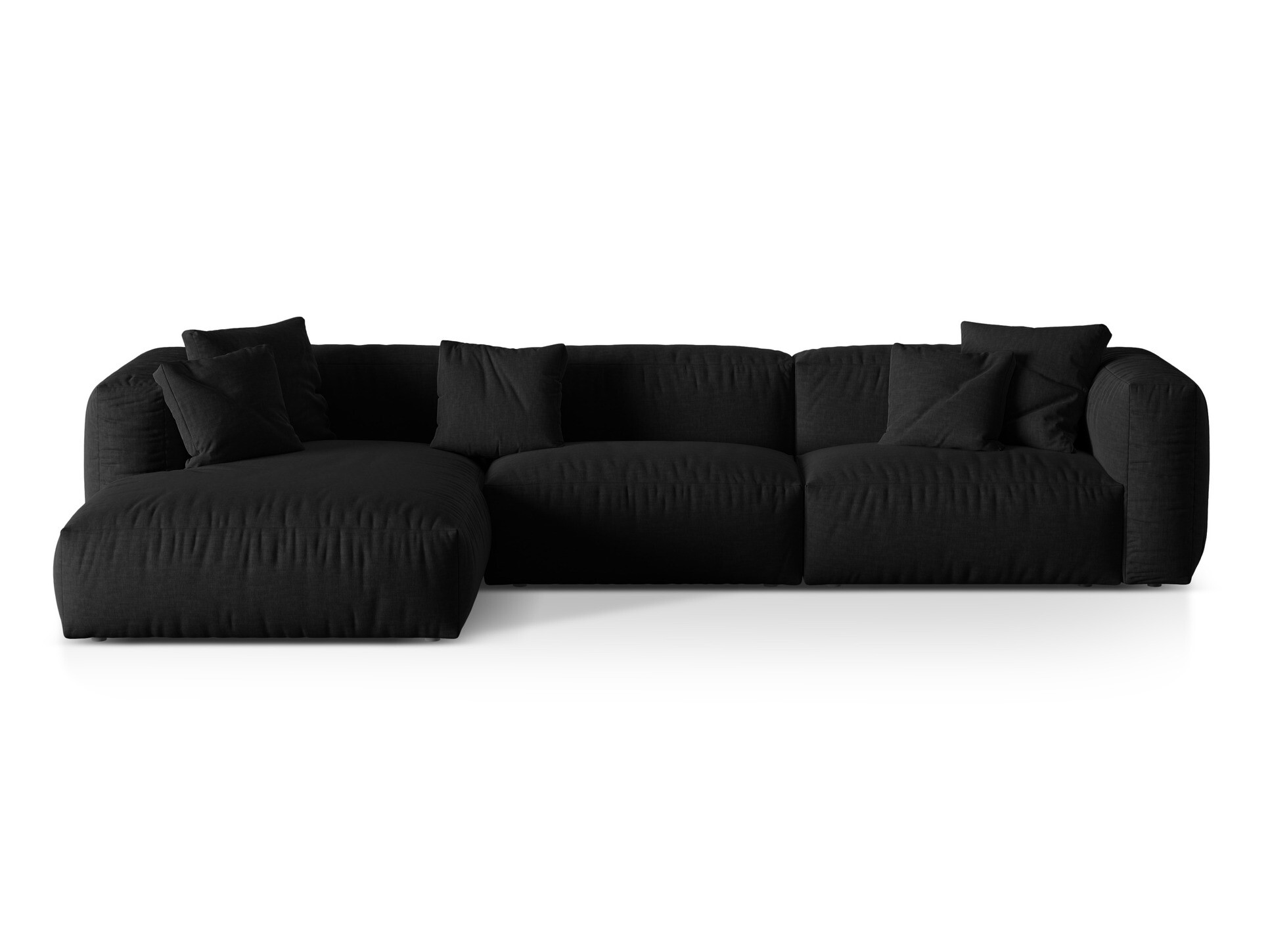 Moduļu stūra dīvāns Sorcoro 104 (Boston Black)