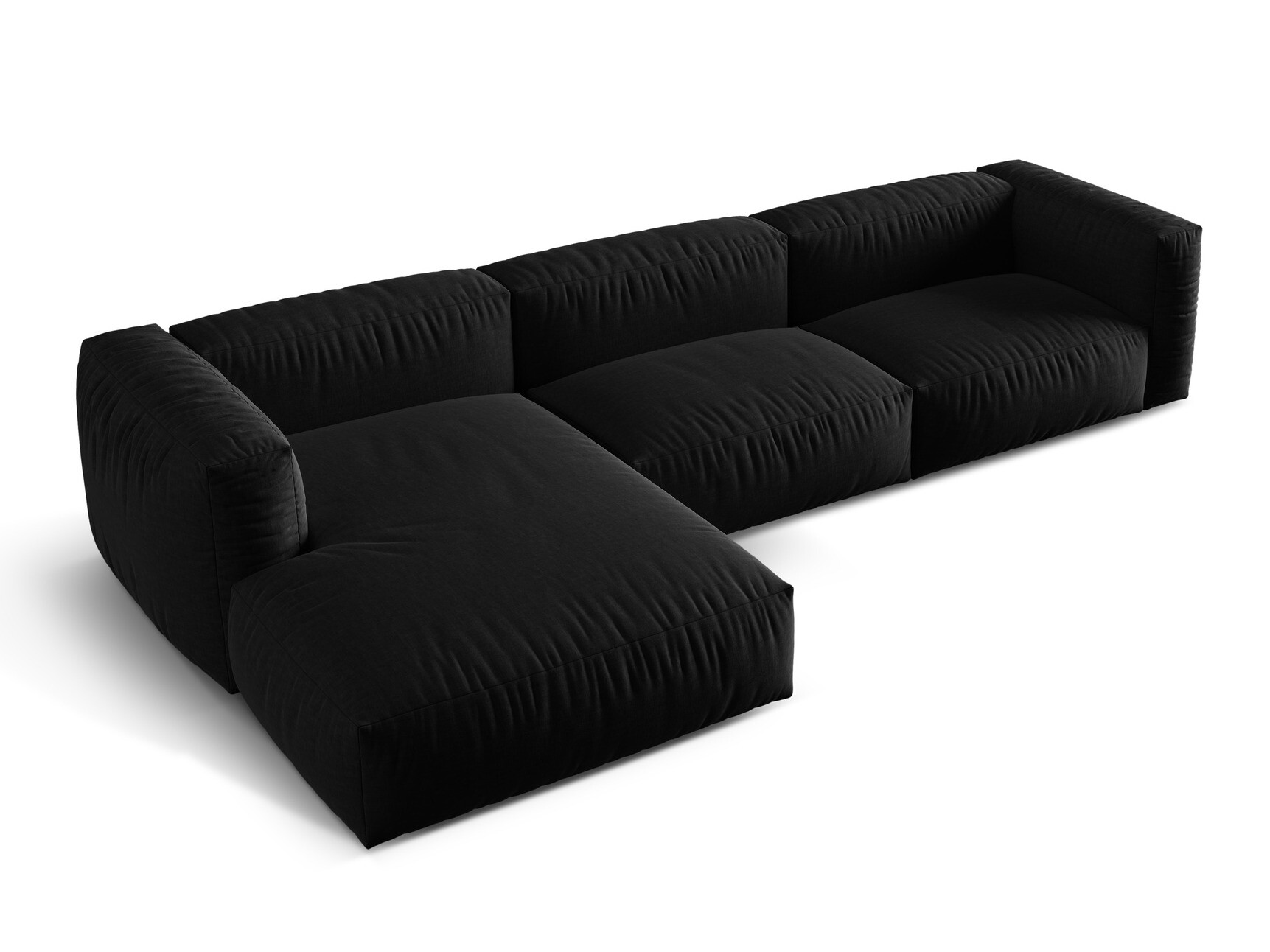 Moduļu stūra dīvāns Sorcoro 104 (Boston Black)