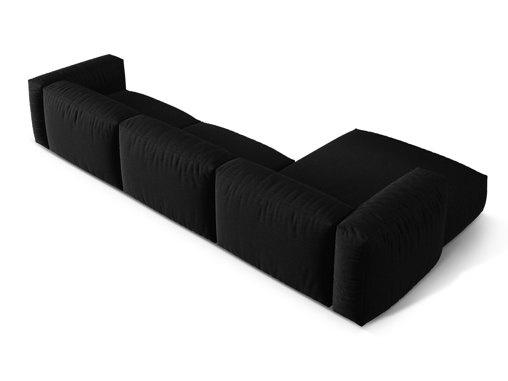 Moduļu stūra dīvāns Sorcoro 104 (Boston Black)