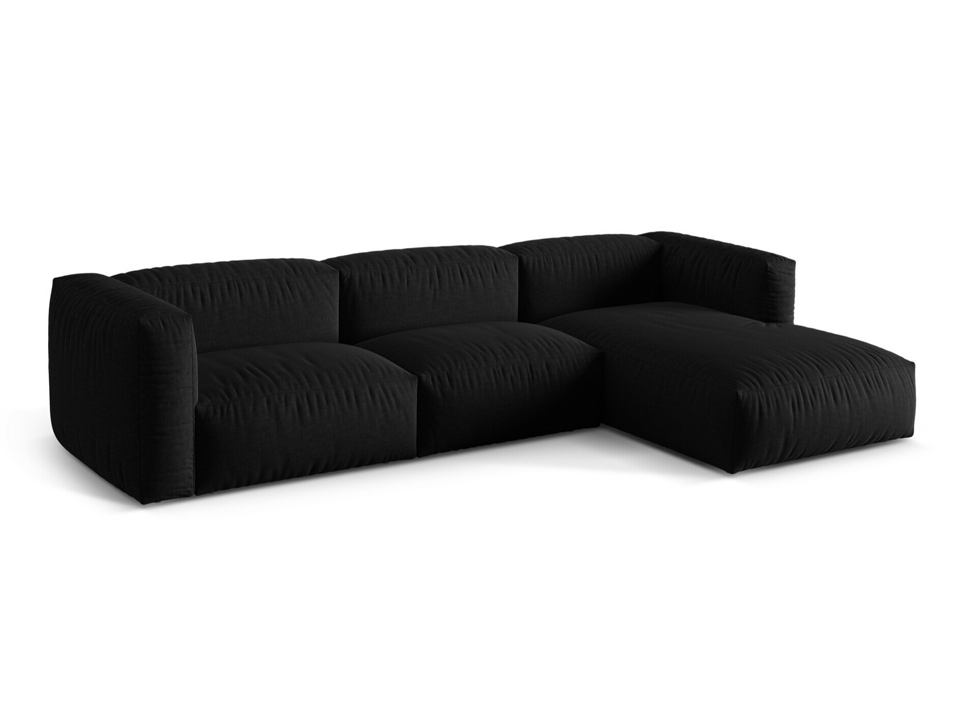 Moduļu stūra dīvāns Sorcoro 104 (Boston Black)