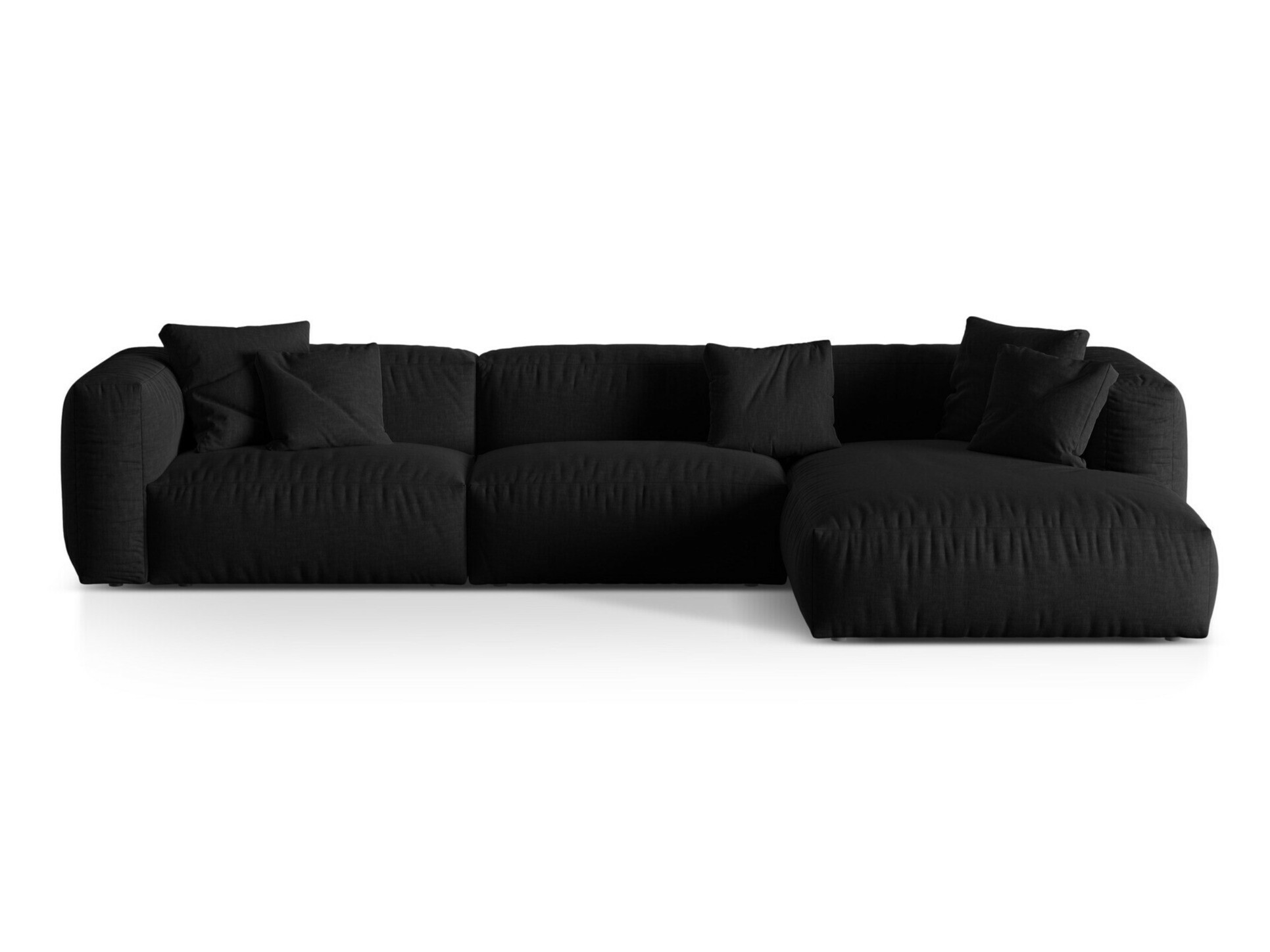 Moduļu stūra dīvāns Sorcoro 104 (Boston Black)