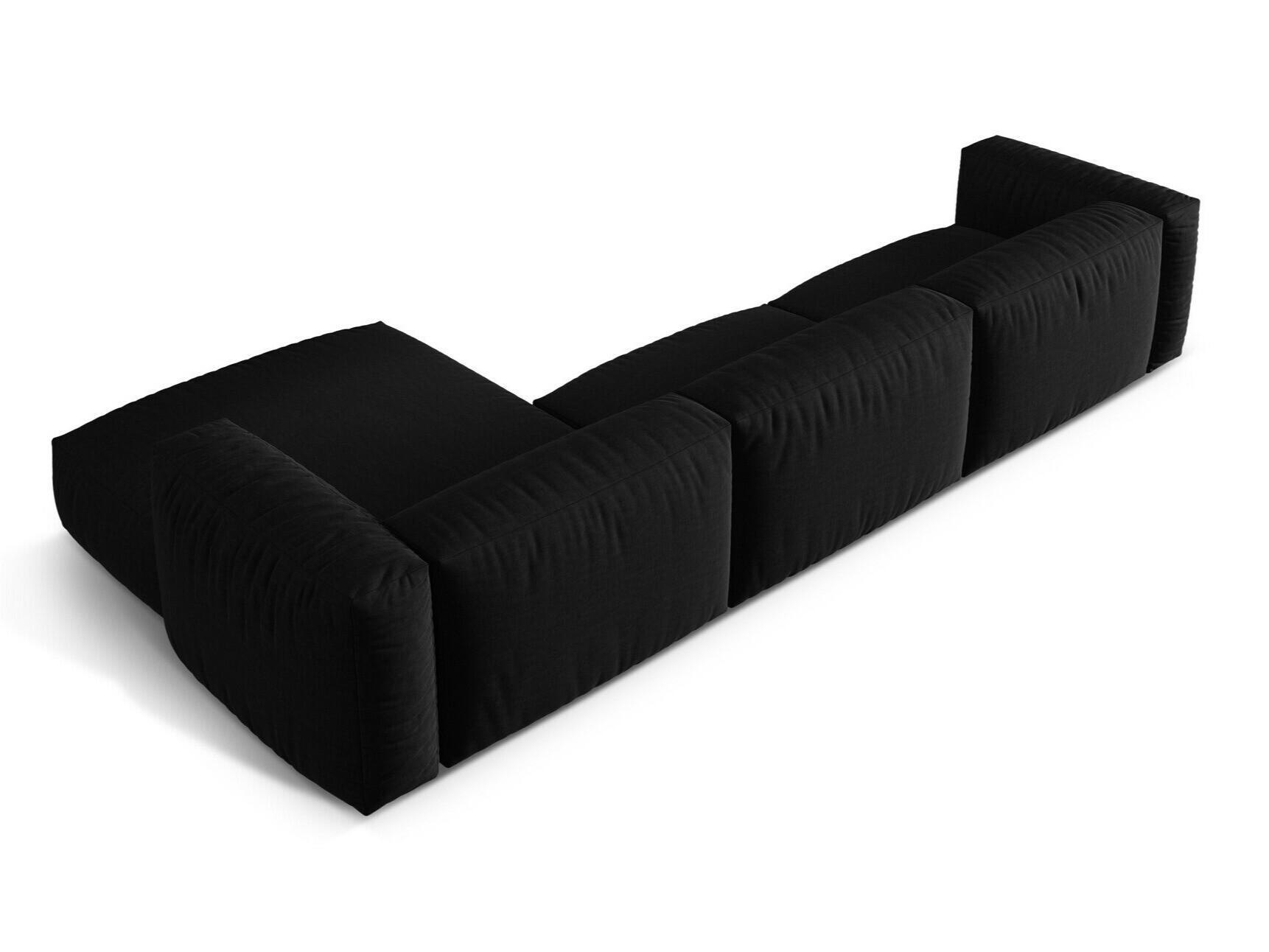 Moduļu stūra dīvāns Sorcoro 104 (Boston Black)