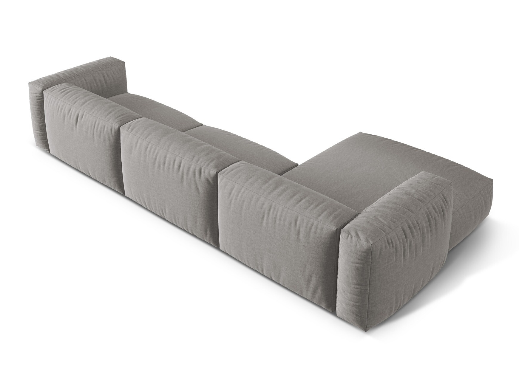 Moduļu stūra dīvāns Sorcoro 104 (Boston Gaišs Pelēks)