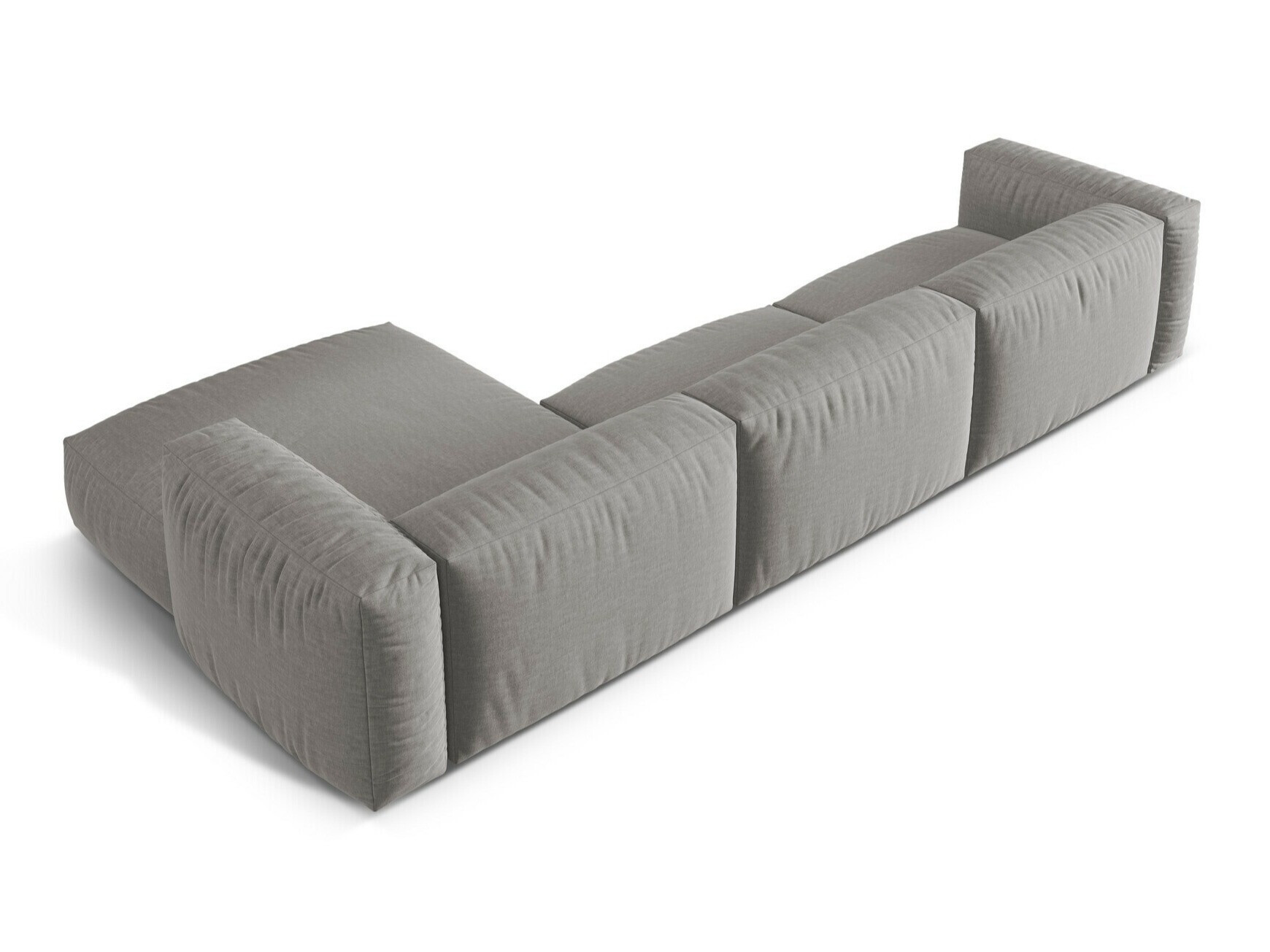 Moduļu stūra dīvāns Sorcoro 104 (Boston Gaišs Pelēks)