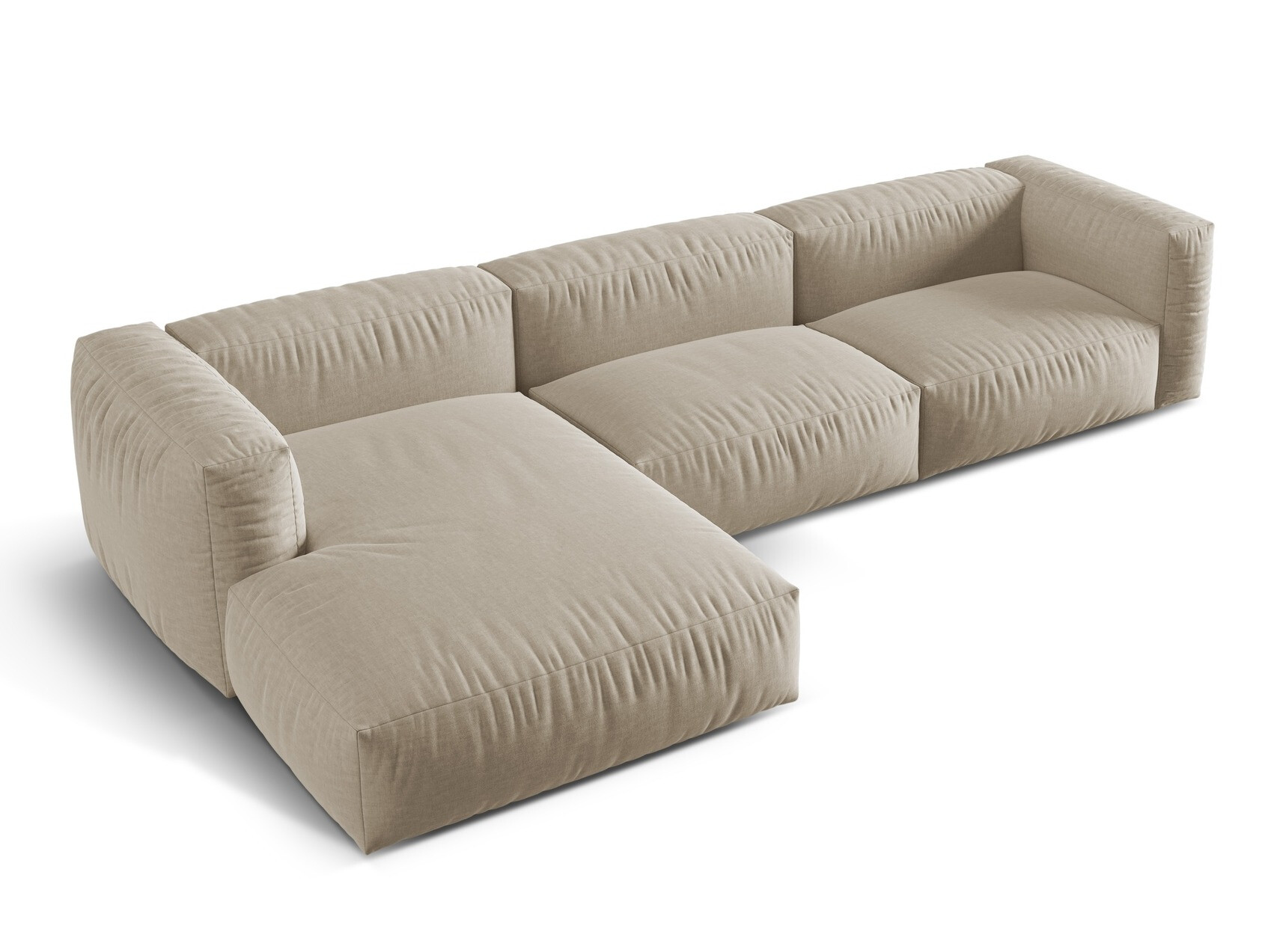 Moduļu stūra dīvāns Sorcoro 104 (Boston Toffee)