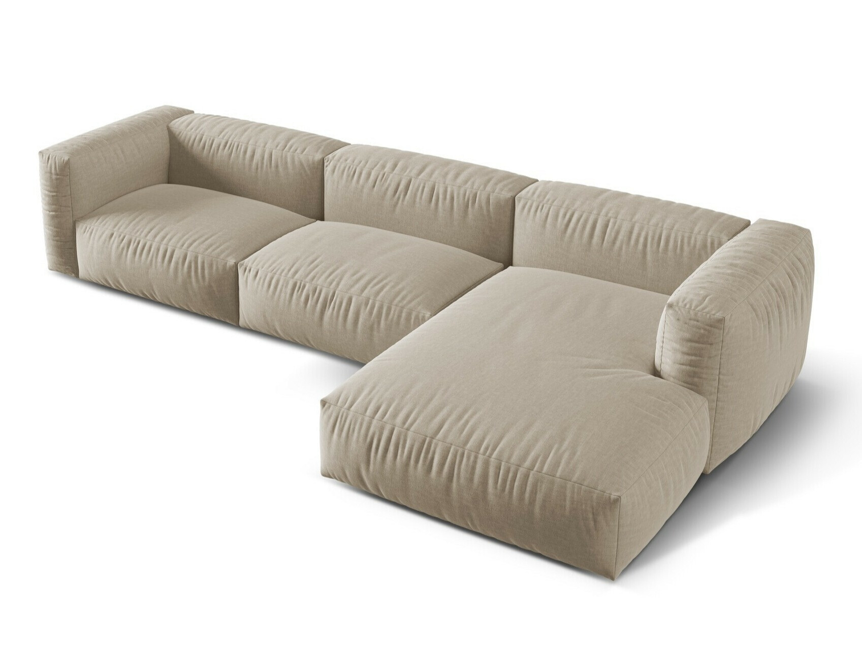 Moduļu stūra dīvāns Sorcoro 104 (Boston Toffee)