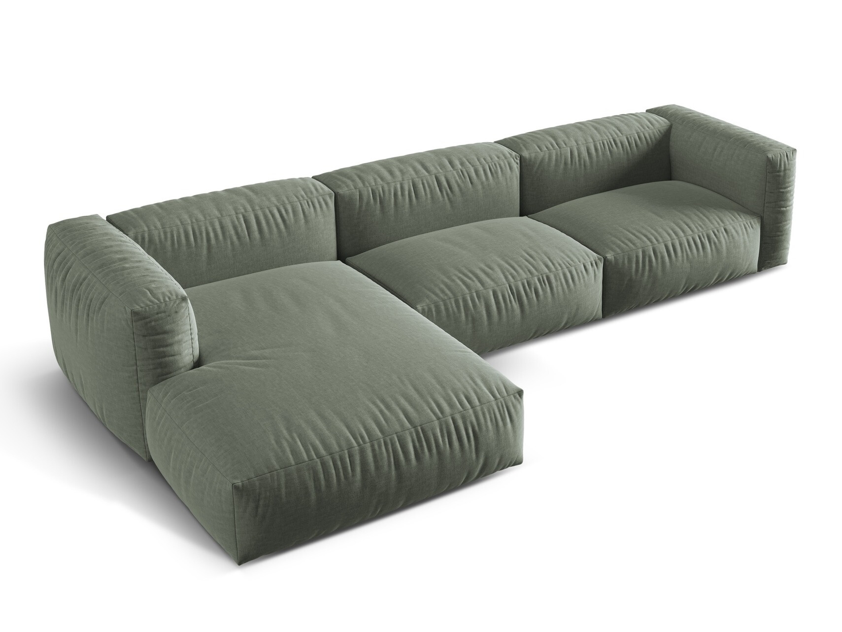 Moduļu stūra dīvāns Sorcoro 104 (Boston Water Green)