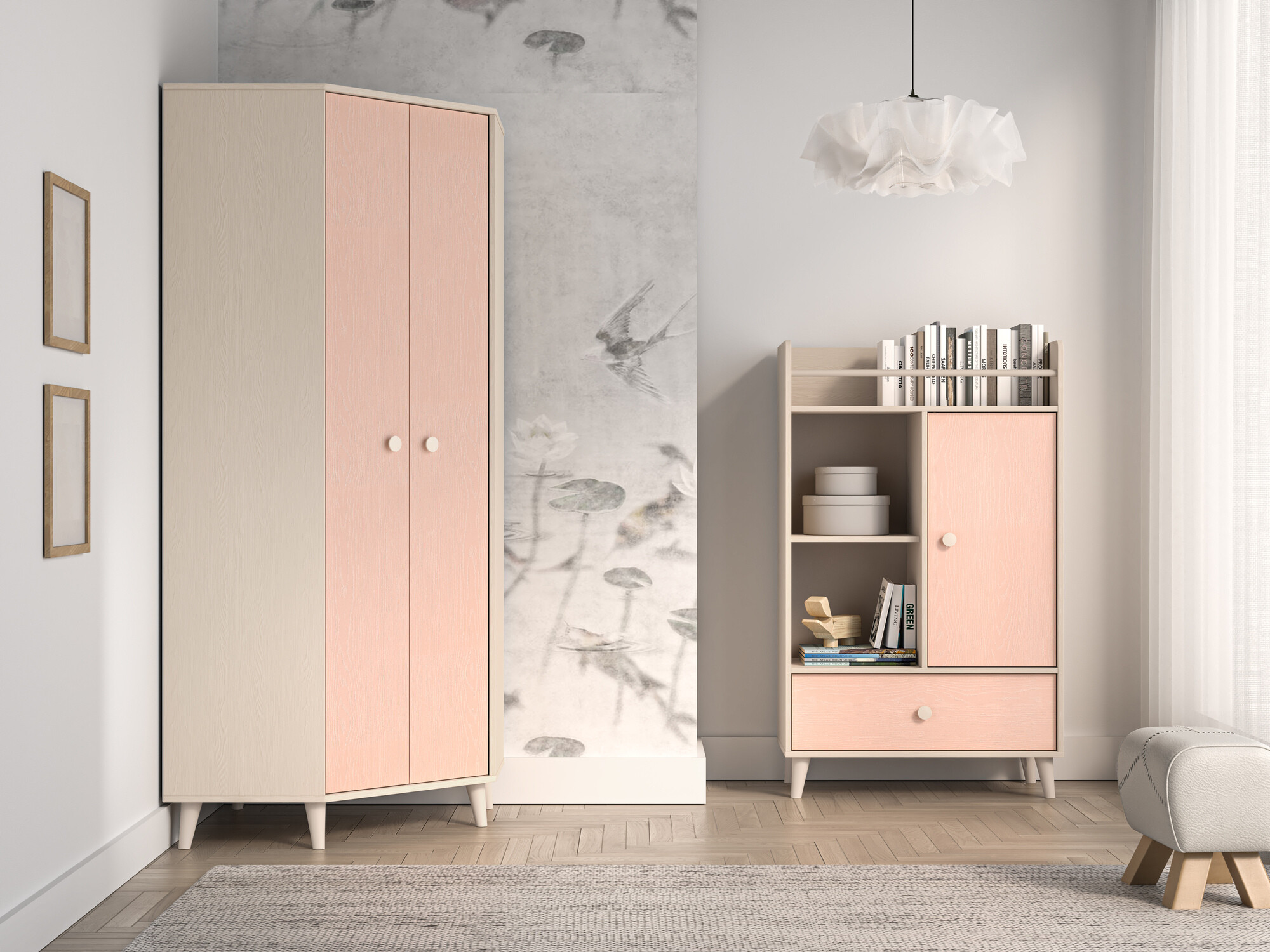 Набор для детской комнаты Tortoli 113 (Розовый)