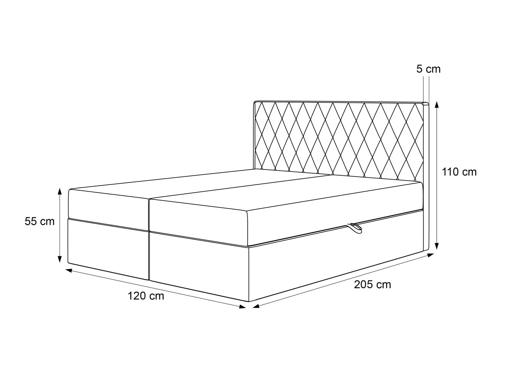 Kontinentālā gulta Martinez 114 (Magic Velvet 2219)
