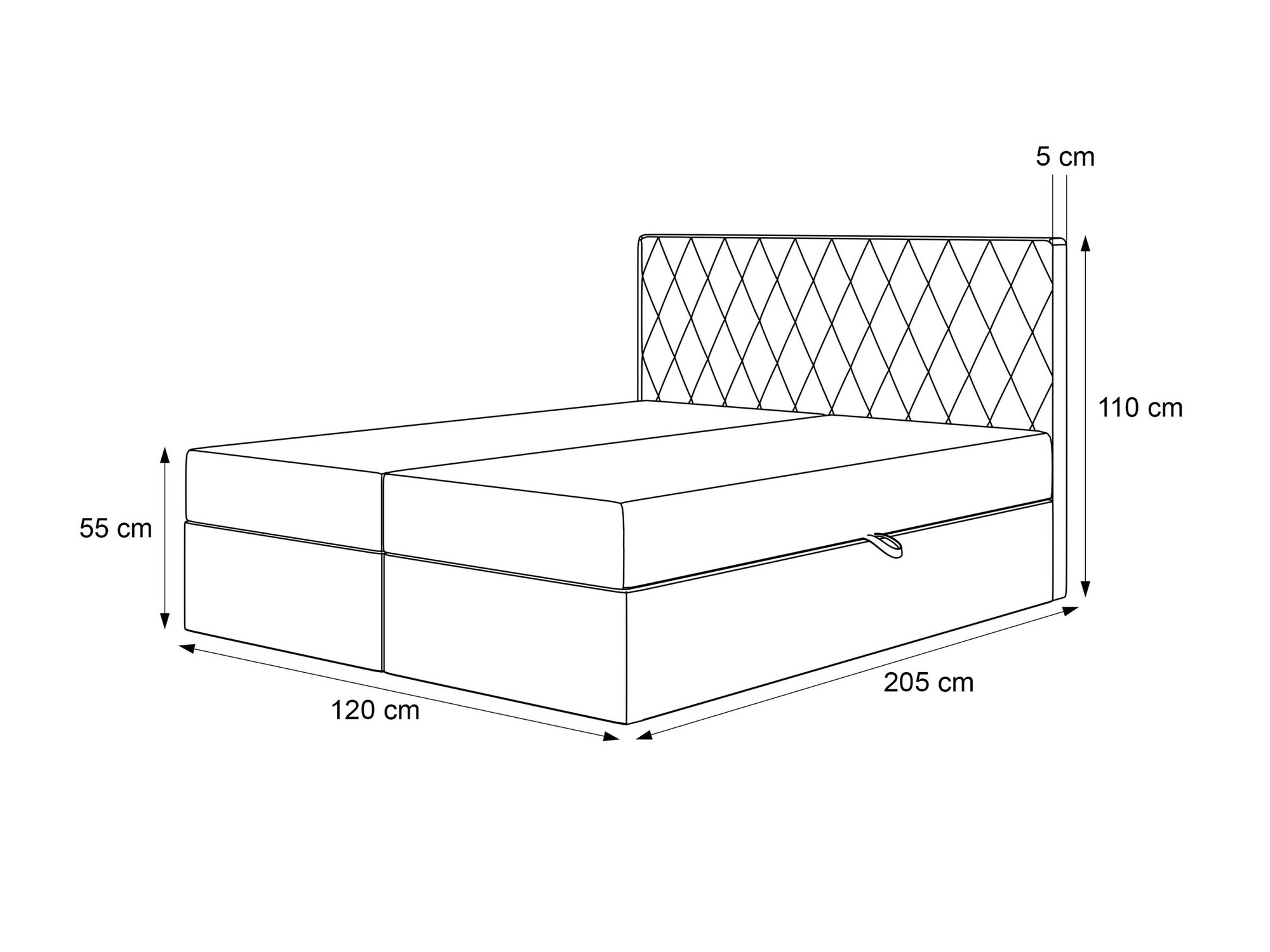 Kontinentālā gulta Martinez 114 (Magic Velvet 2229)