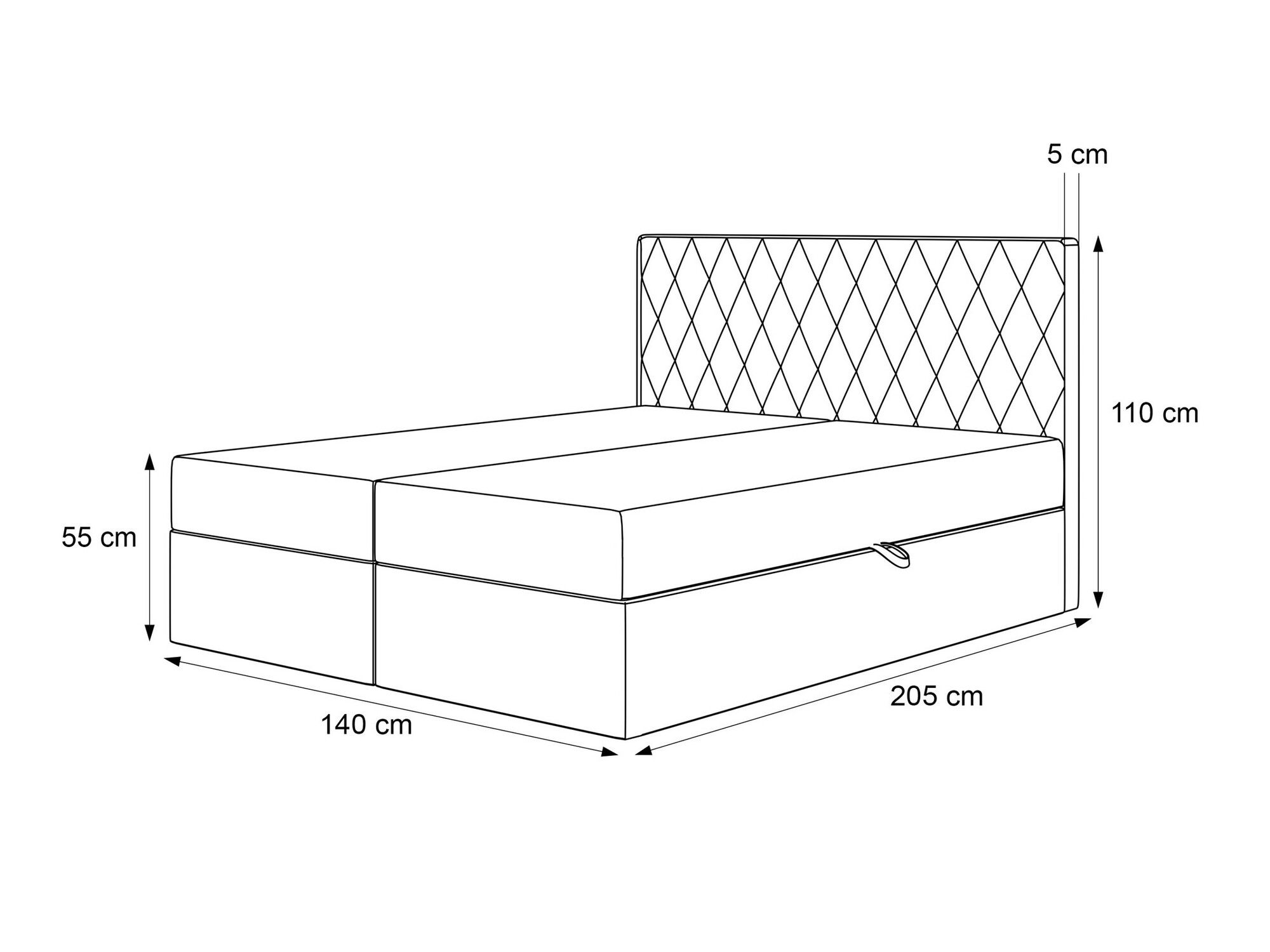 Kontinentālā gulta Martinez 114 (Magic Velvet 2256)
