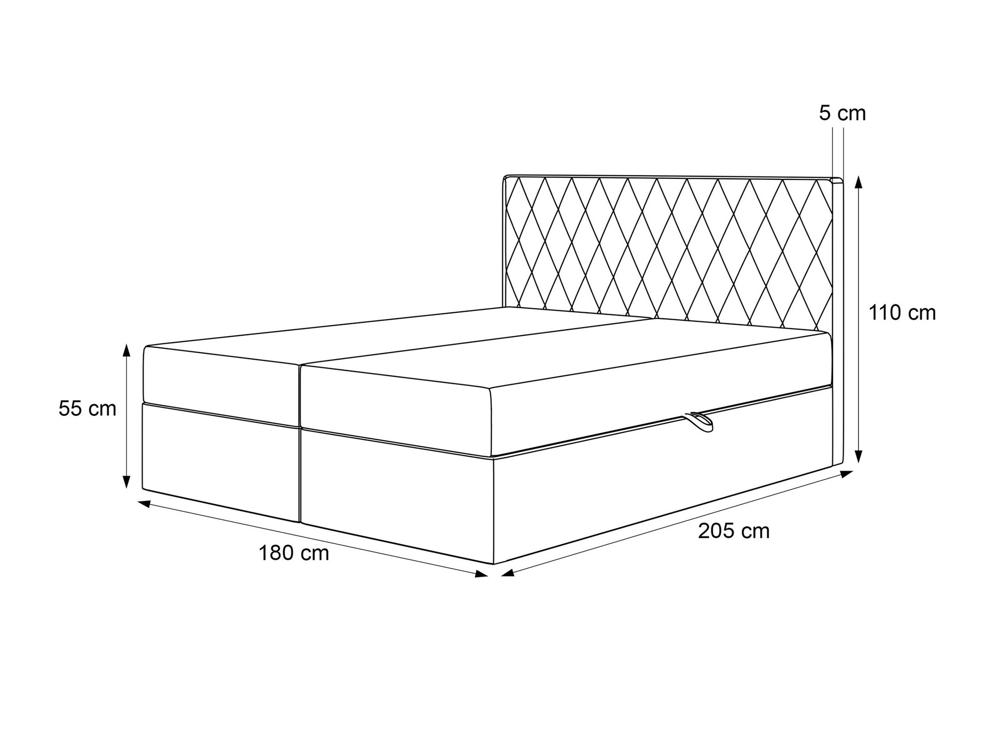 Kontinentālā gulta Martinez 114 (Magic Velvet 2256)