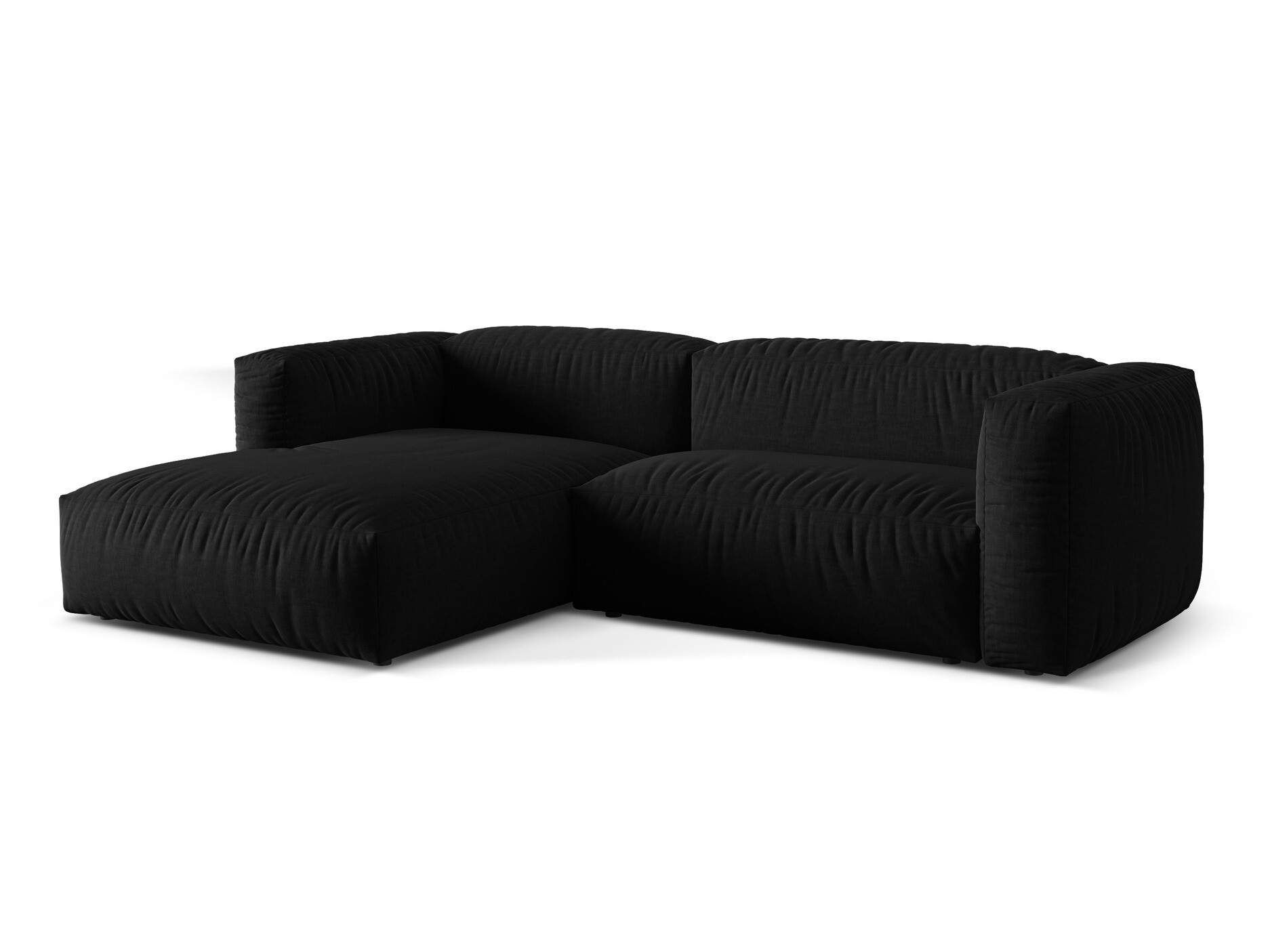 Moduļu stūra dīvāns Sorcoro 105 (Boston Black)