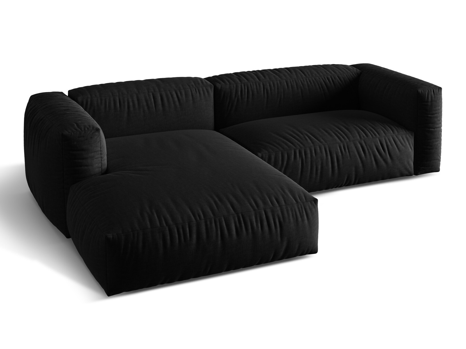 Moduļu stūra dīvāns Sorcoro 105 (Boston Black)