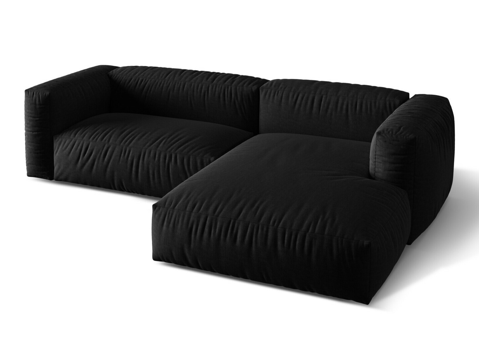 Moduļu stūra dīvāns Sorcoro 105 (Boston Black)