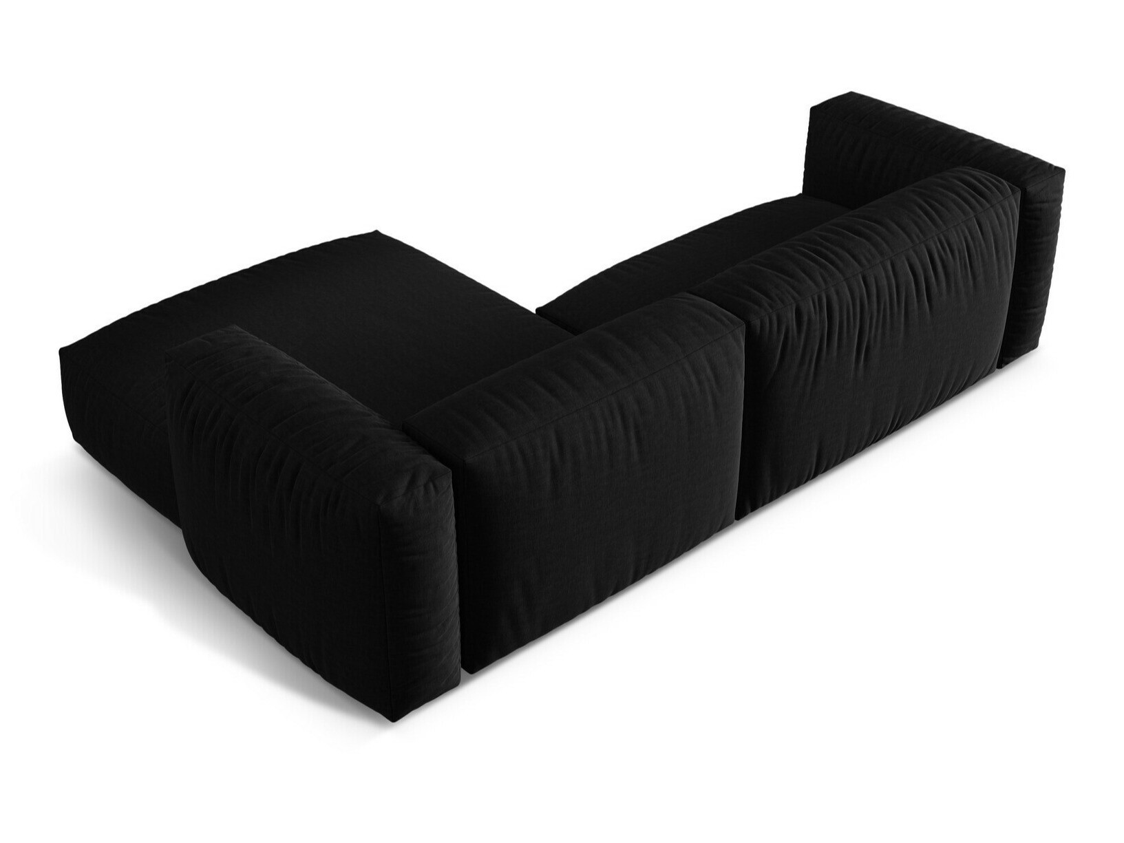 Moduļu stūra dīvāns Sorcoro 105 (Boston Black)