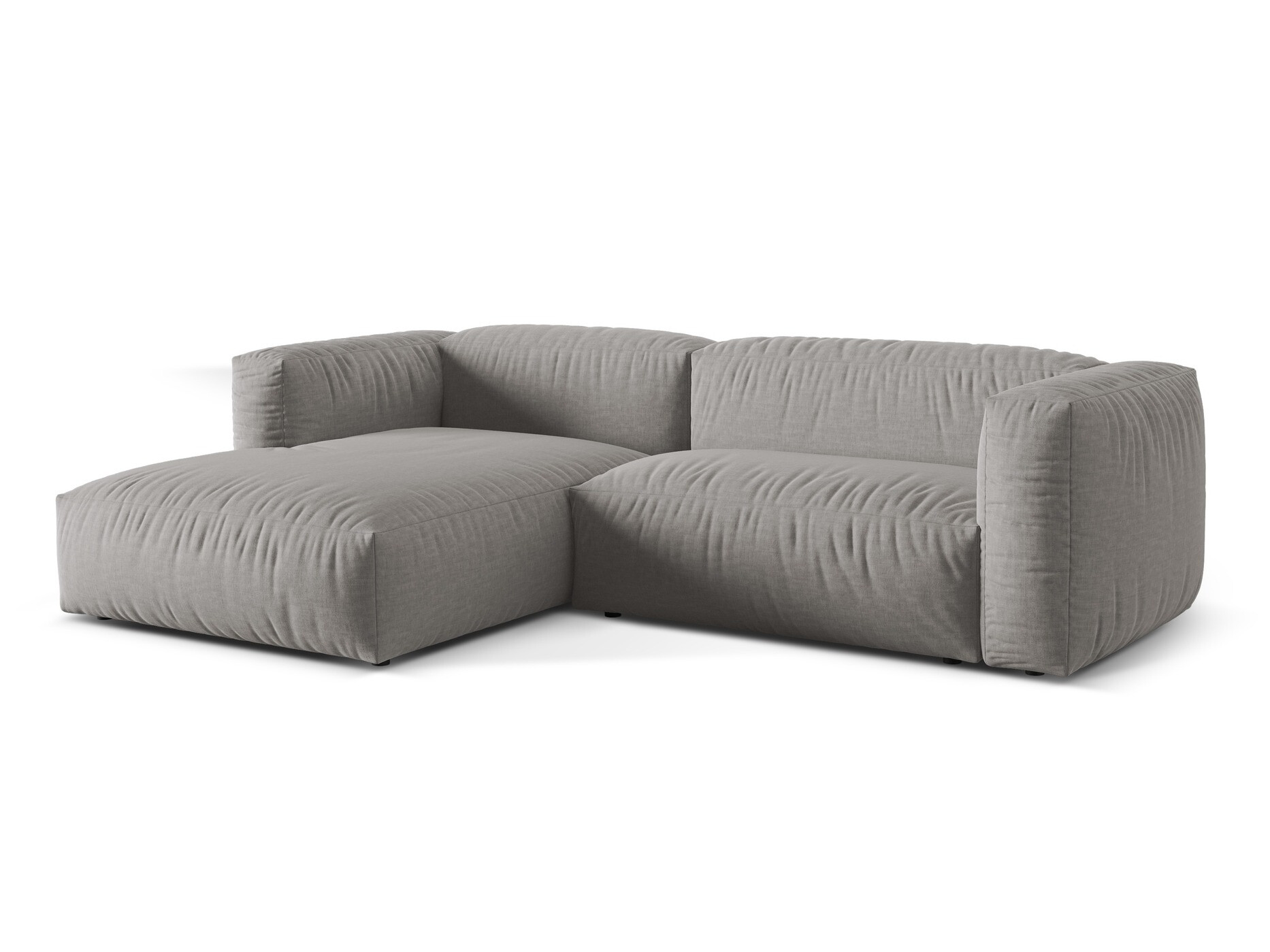 Moduļu stūra dīvāns Sorcoro 105 (Boston Gaišs Pelēks)