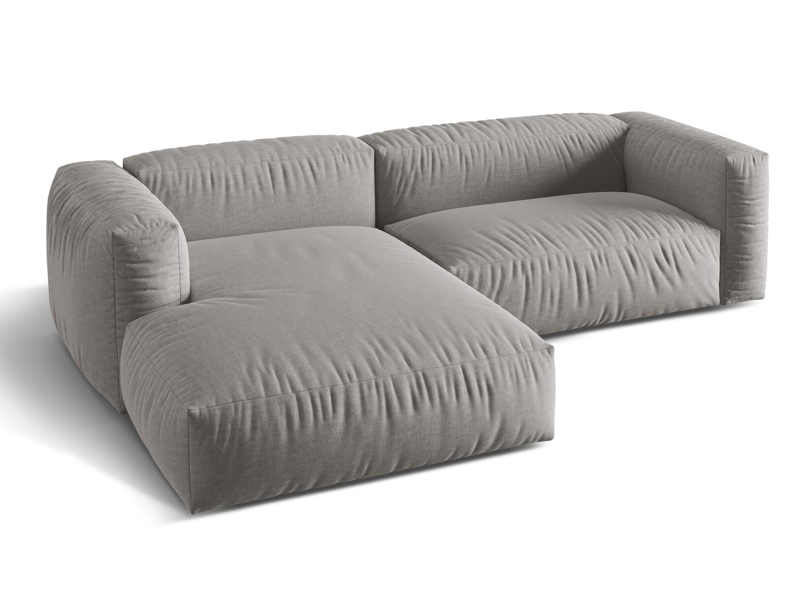 Moduļu stūra dīvāns Sorcoro 105 (Boston Gaišs Pelēks)