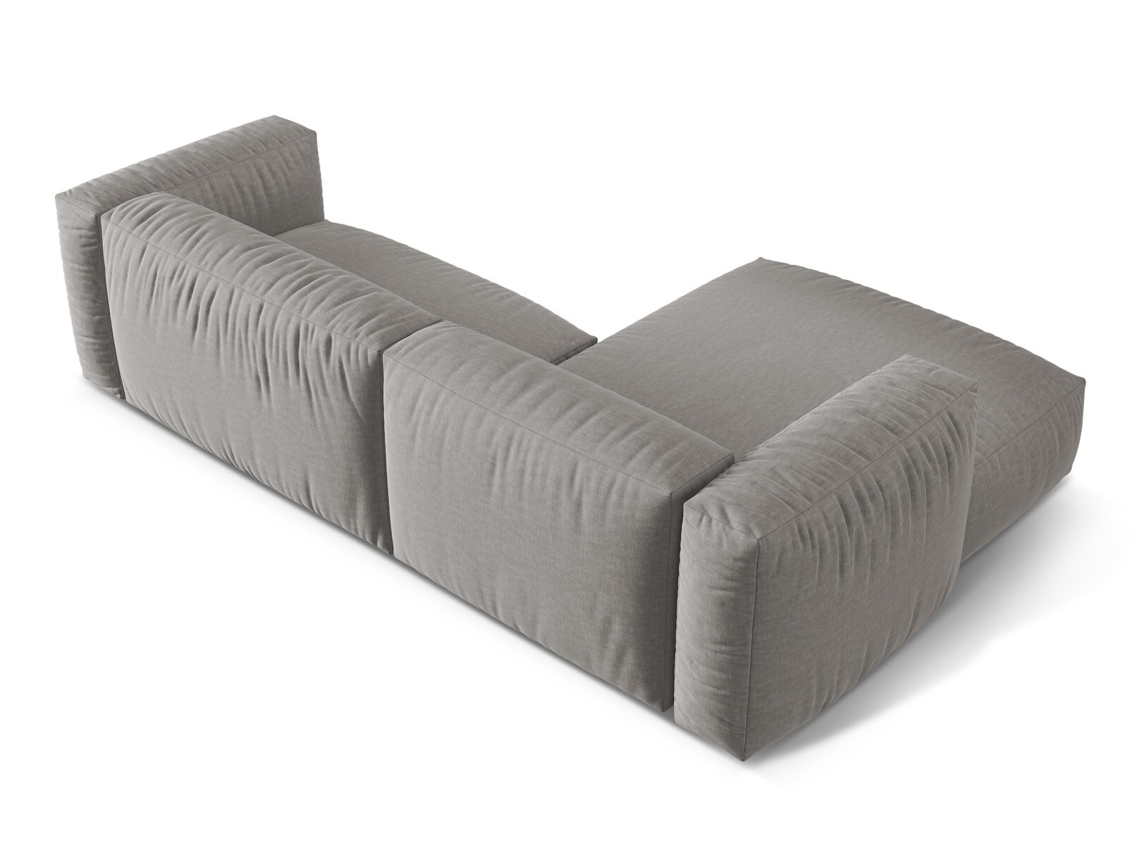 Moduļu stūra dīvāns Sorcoro 105 (Boston Gaišs Pelēks)