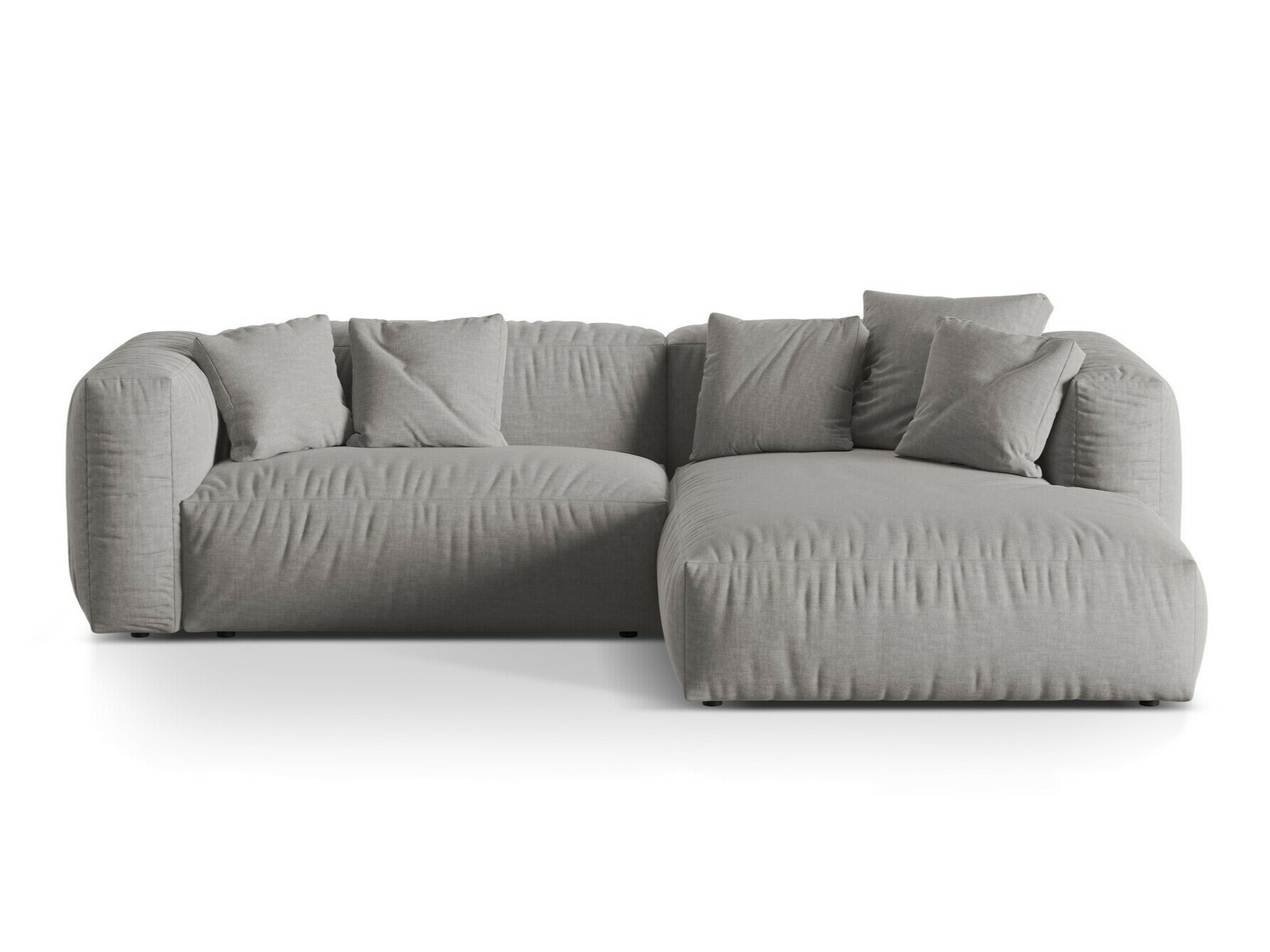 Moduļu stūra dīvāns Sorcoro 105 (Boston Gaišs Pelēks)