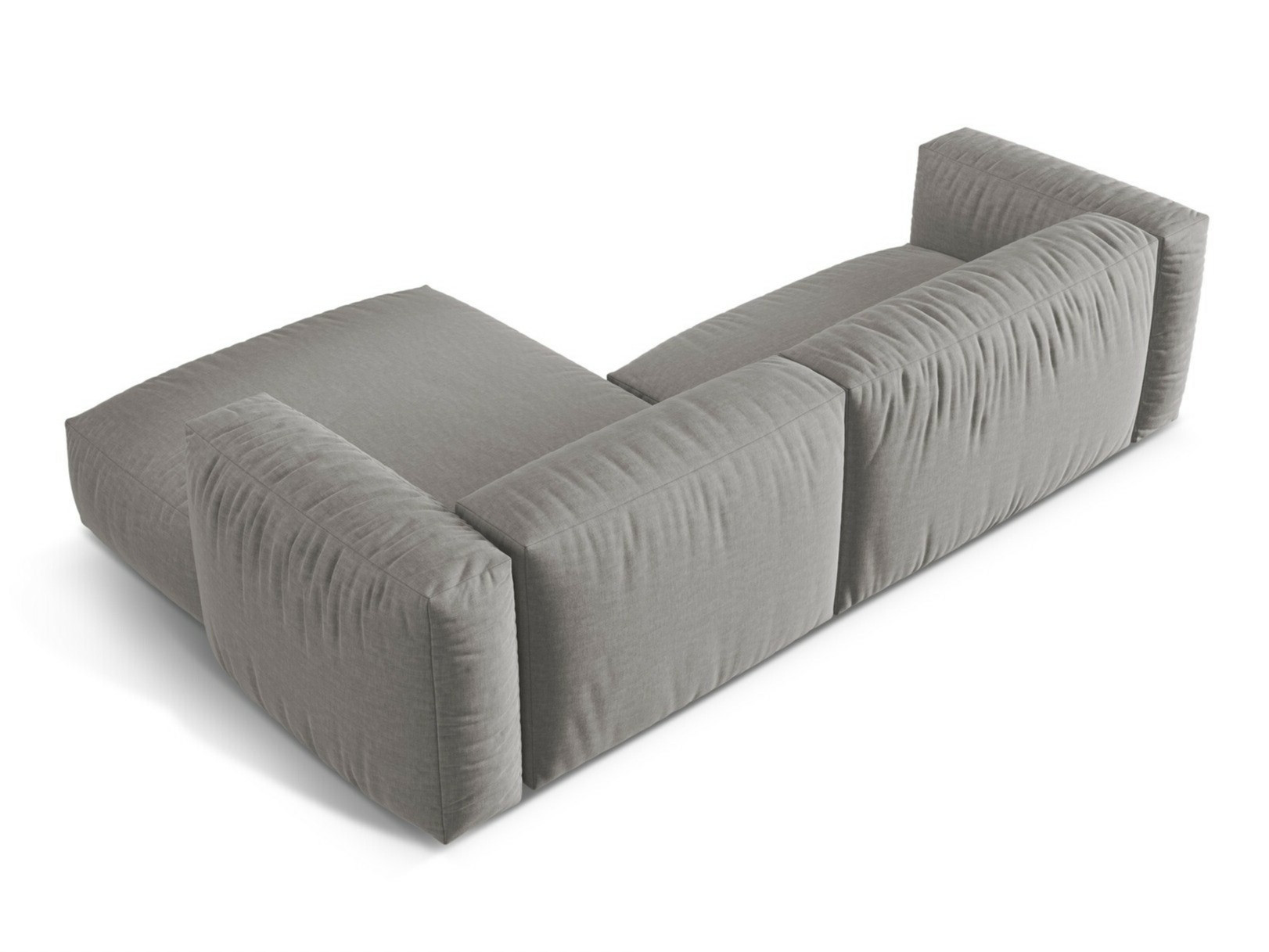 Moduļu stūra dīvāns Sorcoro 105 (Boston Gaišs Pelēks)