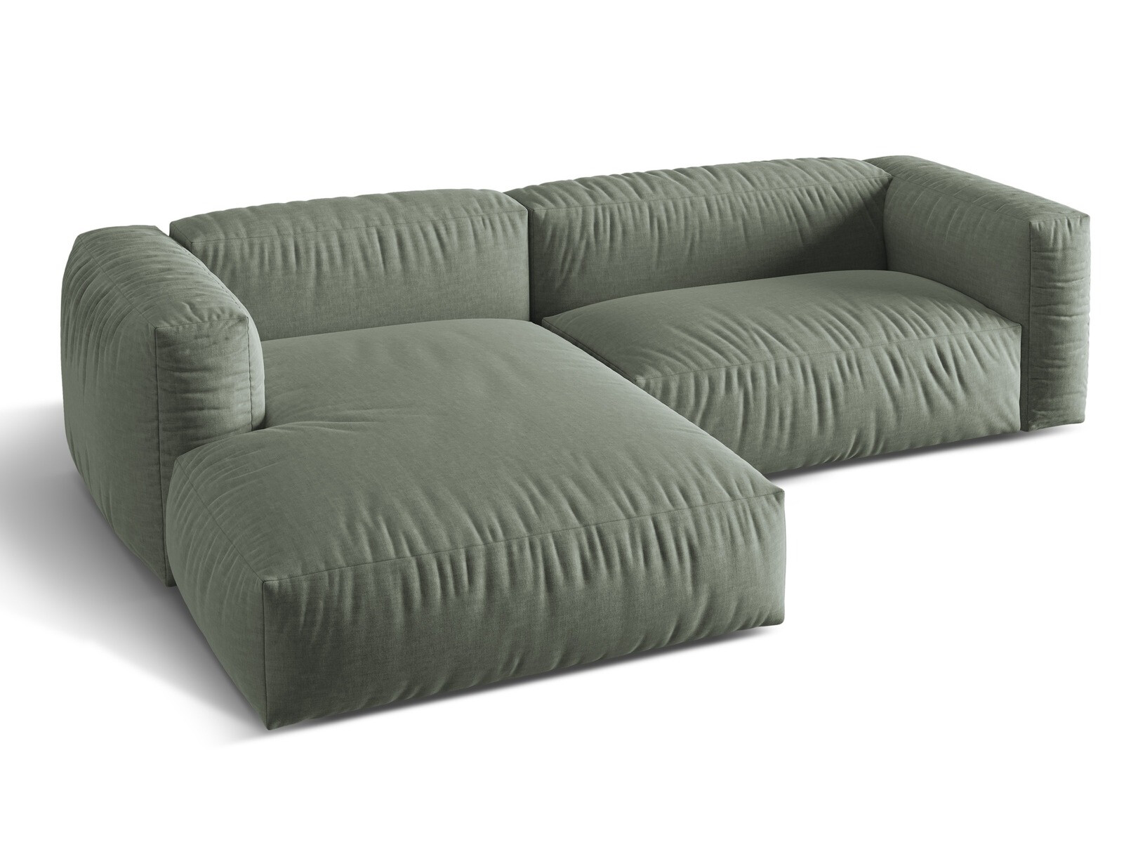 Moduļu stūra dīvāns Sorcoro 105 (Boston Water Green)