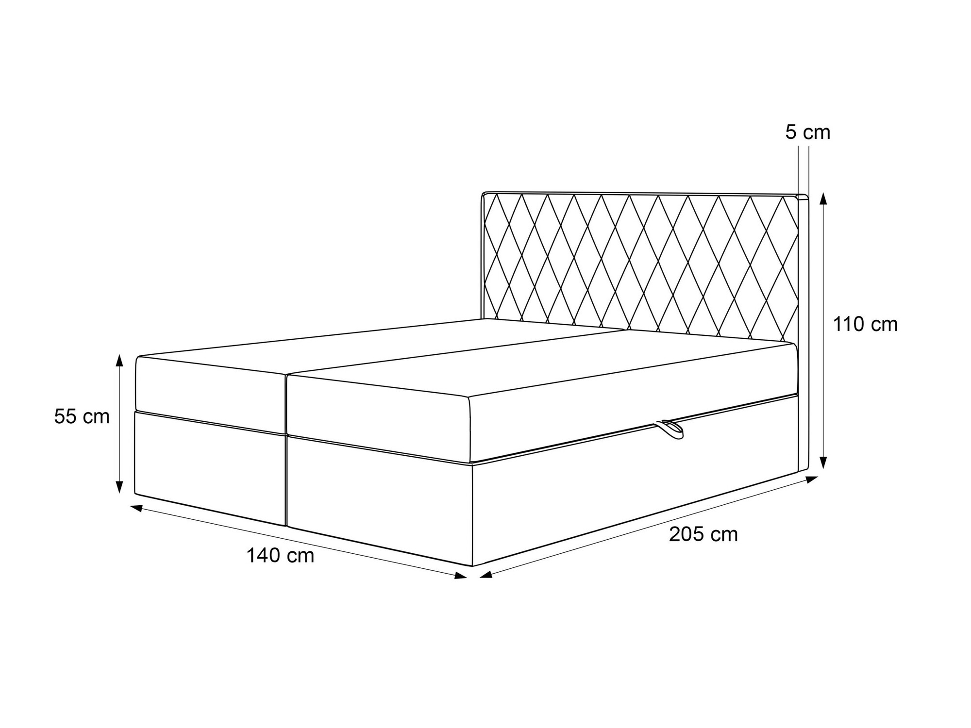 Kontinentālā gulta Martinez 114 (Magic Velvet 2210)