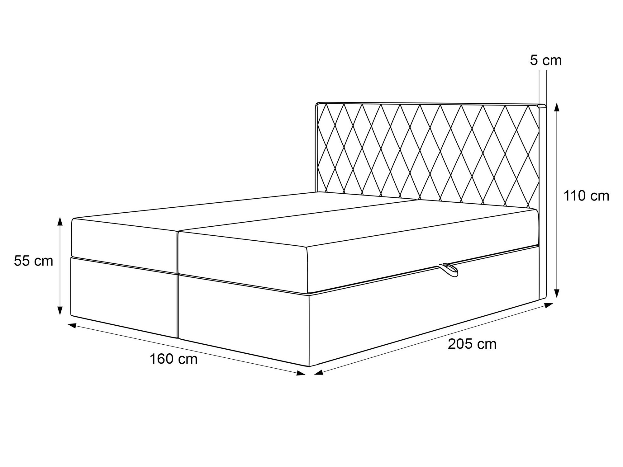 Kontinentālā gulta Martinez 114 (Magic Velvet 2210)