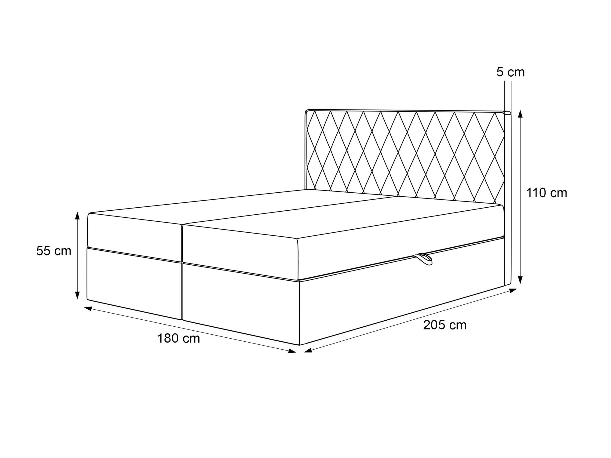 Kontinentālā gulta Martinez 114 (Magic Velvet 2229)