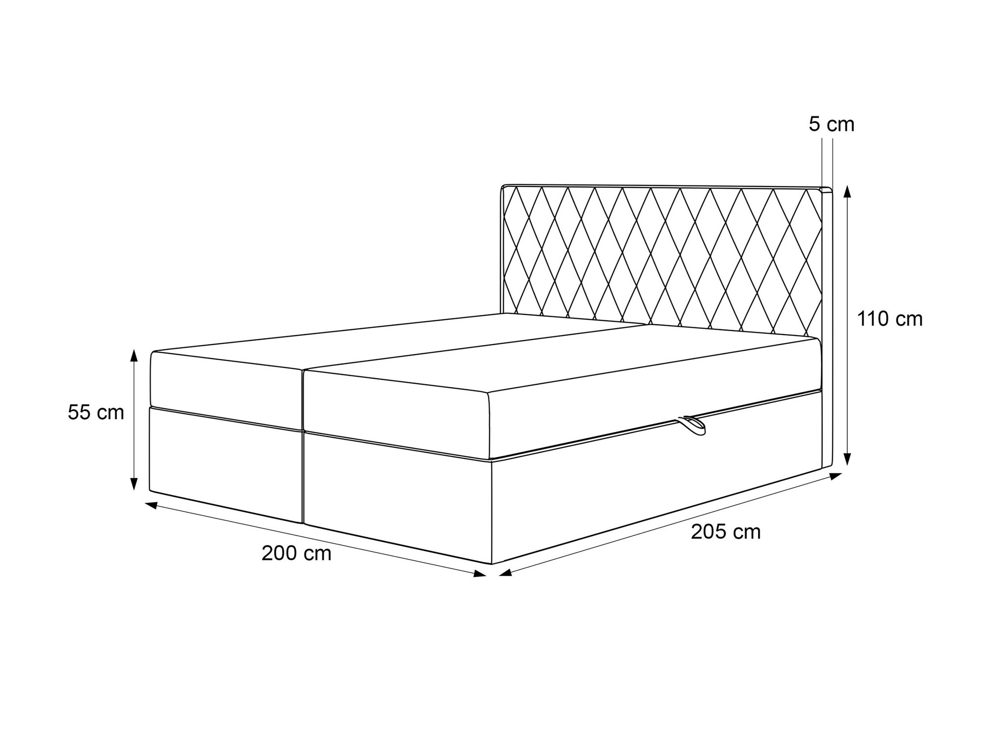 Kontinentālā gulta Martinez 114 (Magic Velvet 2229)