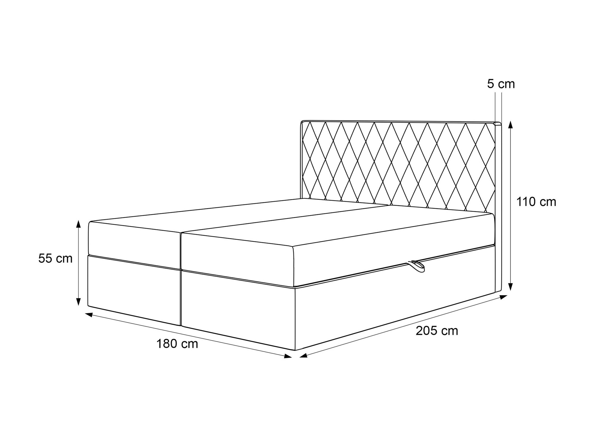 Континентальная кровать Martinez 114 (Melody 12)