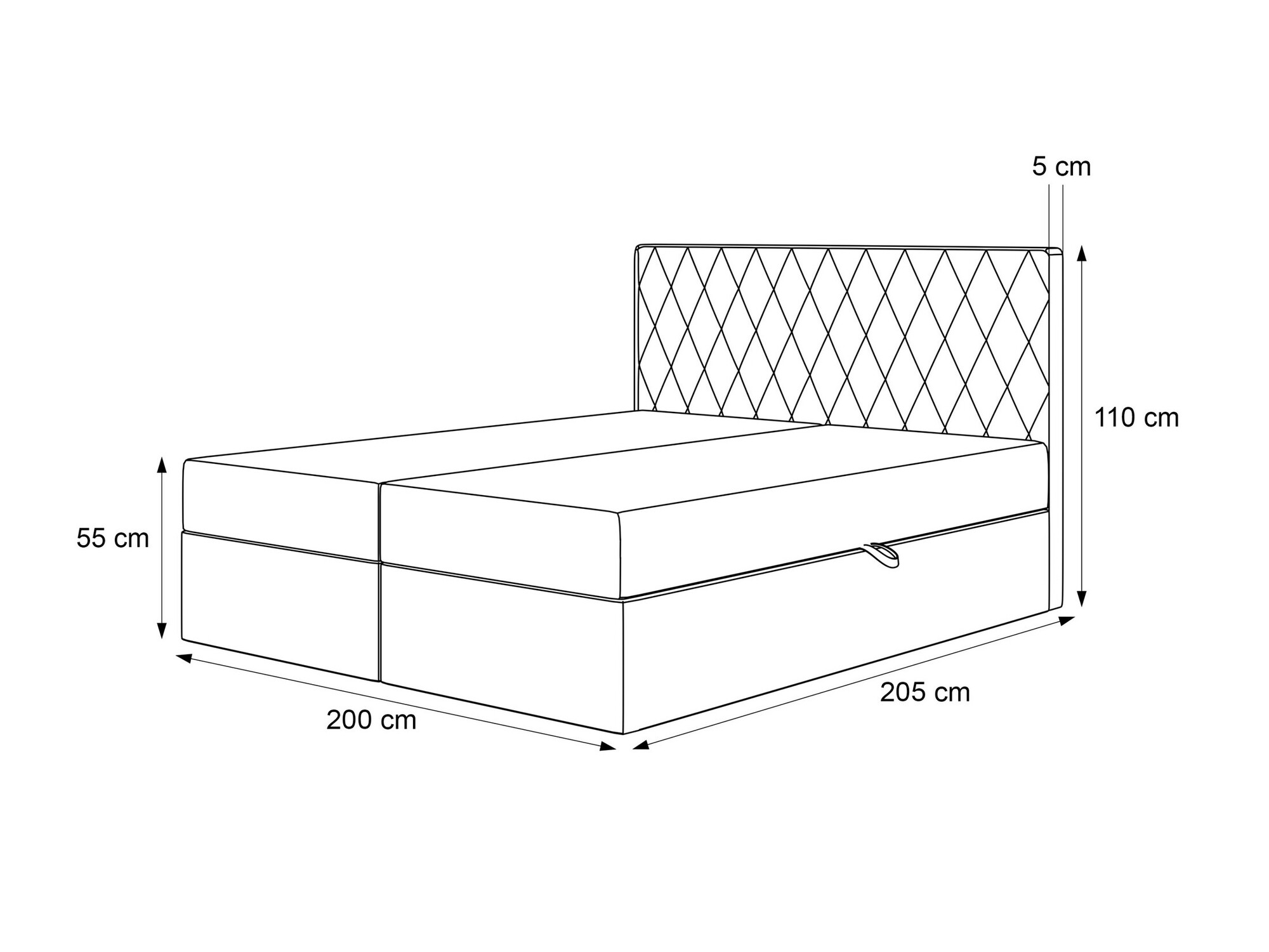Континентальная кровать Martinez 114 (Melody 13)