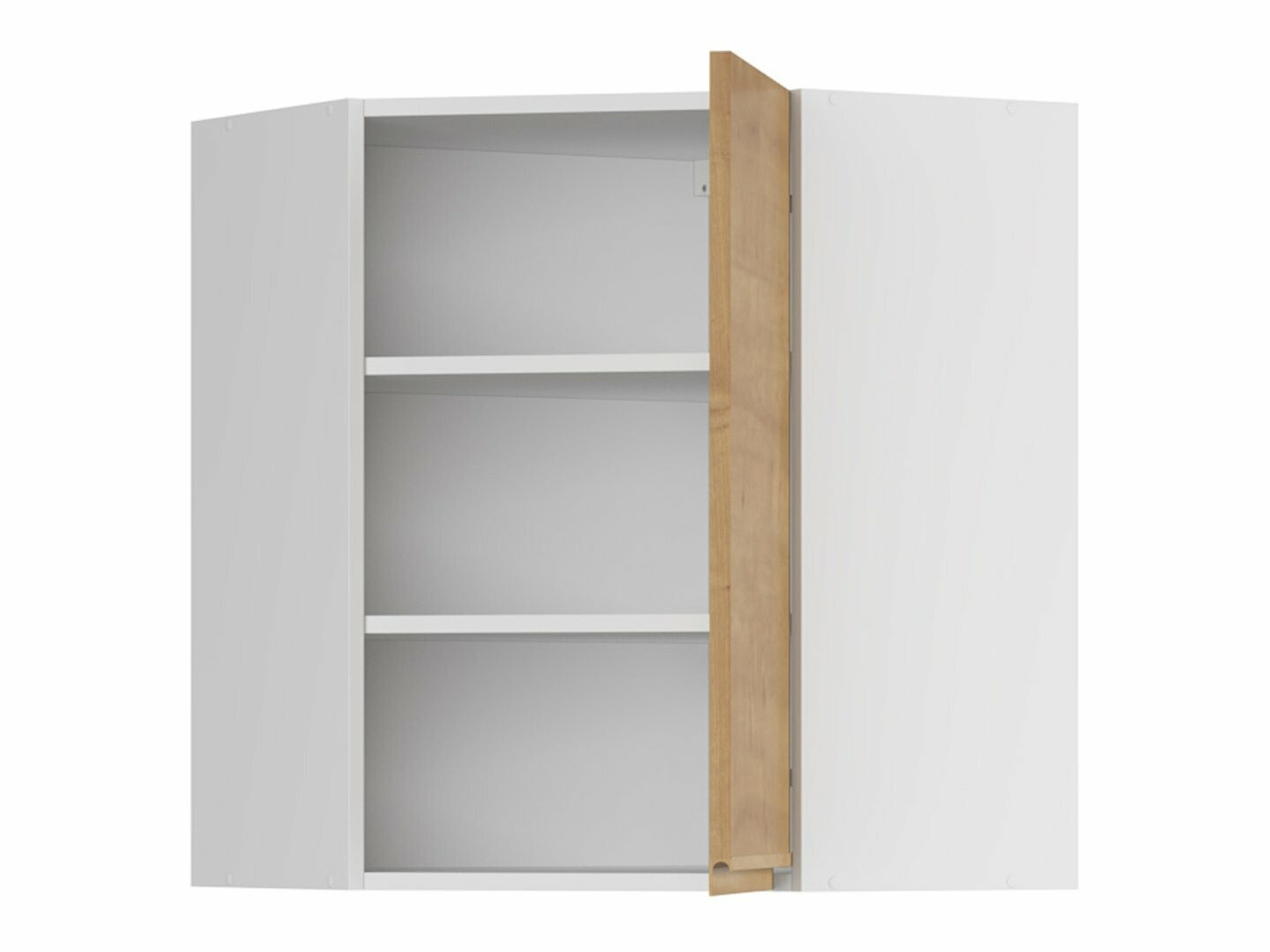 Модульный настенный угловой шкафчик Soli Oak 152