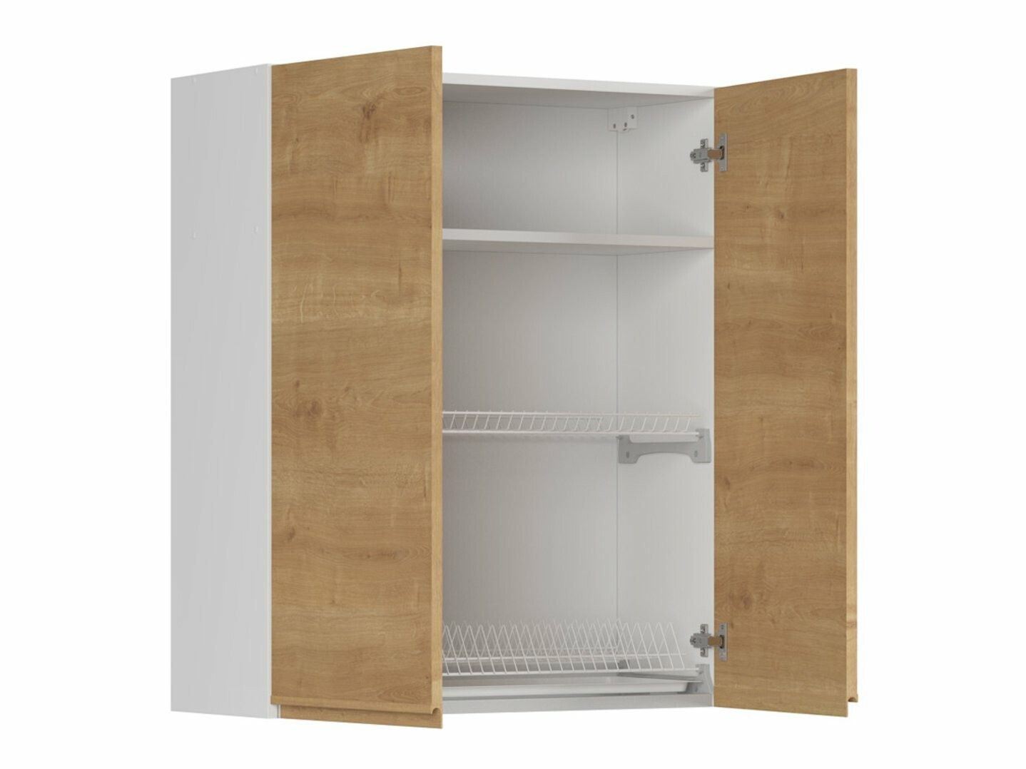 Moduļu piekarams skapis ar trauku žāvētāju Soli Oak 151