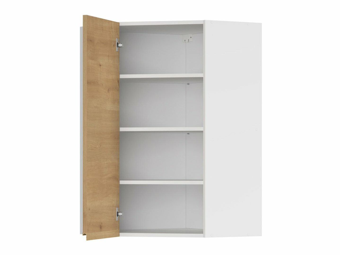 Модульный настенный угловой шкафчик Soli Oak 154