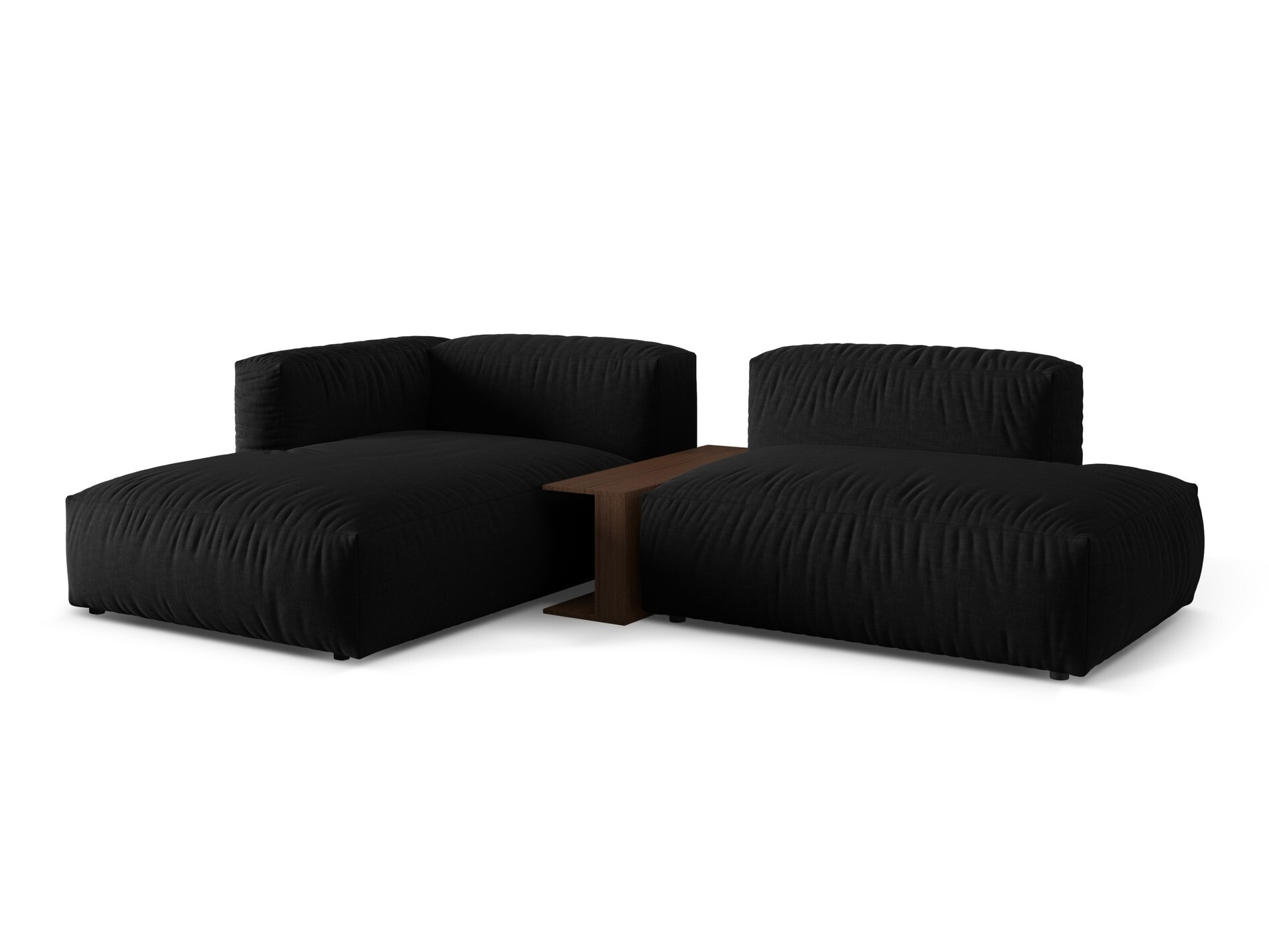 Moduļu stūra dīvāns Sorcoro 106 (Boston Black)