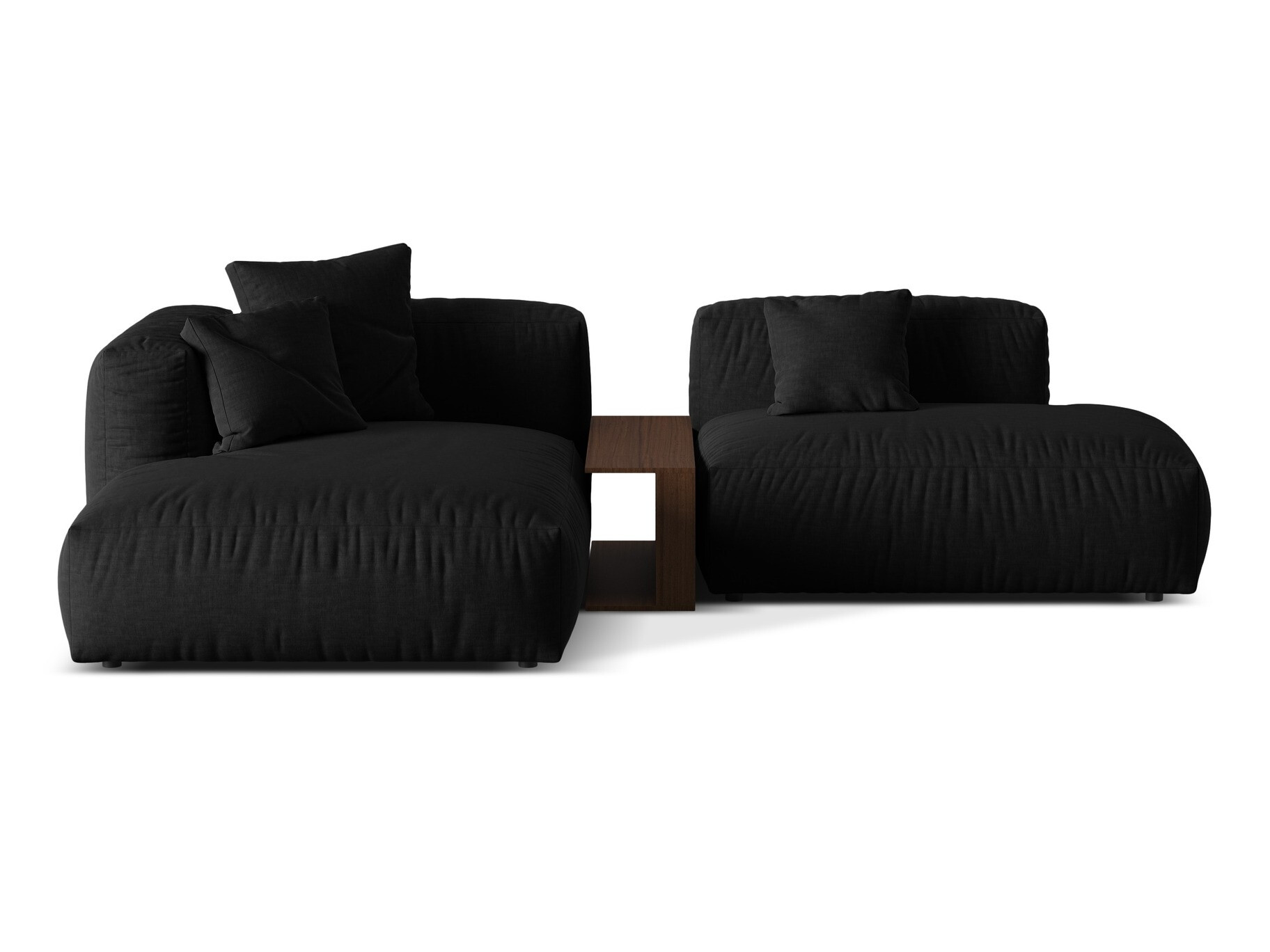 Moduļu stūra dīvāns Sorcoro 106 (Boston Black)