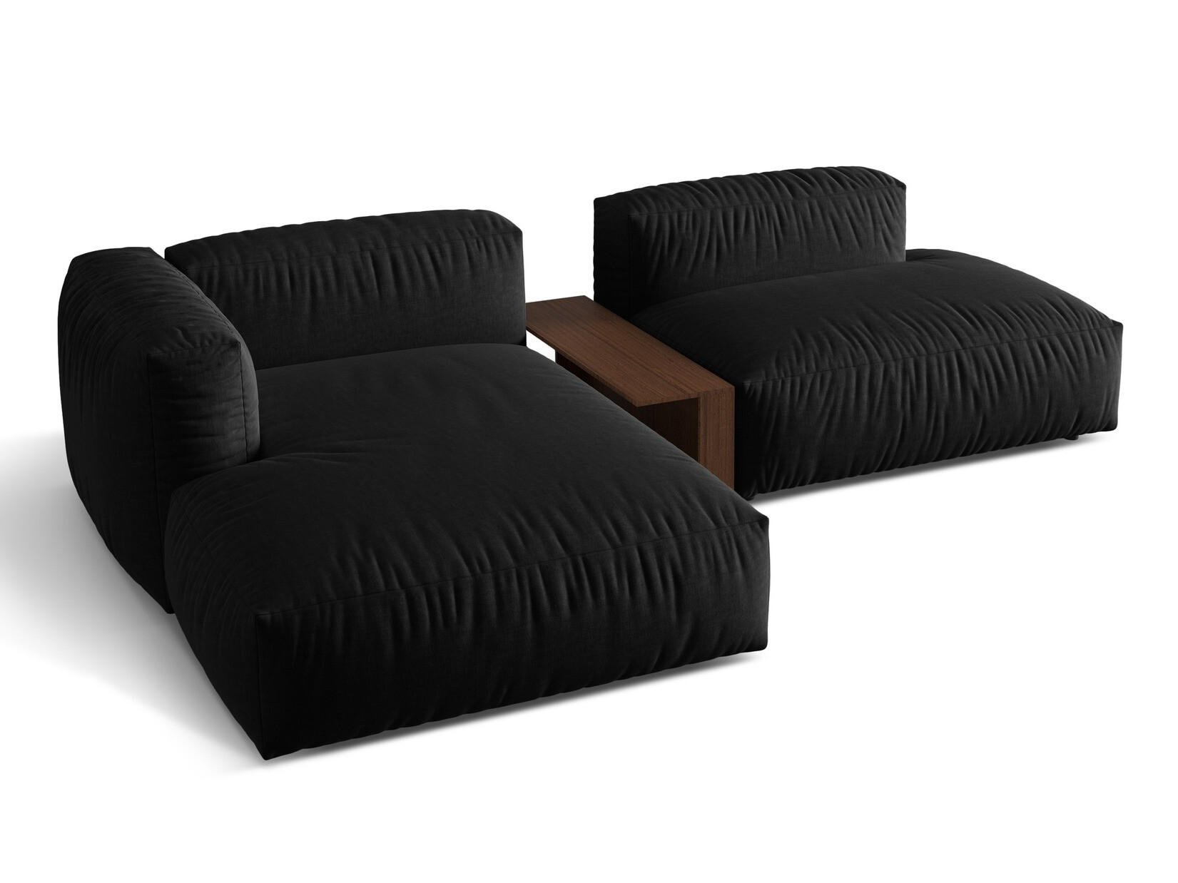 Moduļu stūra dīvāns Sorcoro 106 (Boston Black)