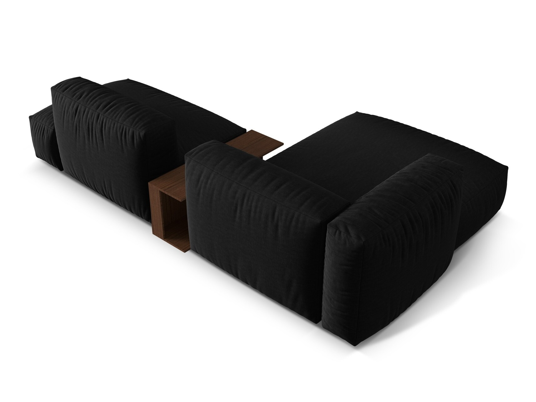 Moduļu stūra dīvāns Sorcoro 106 (Boston Black)