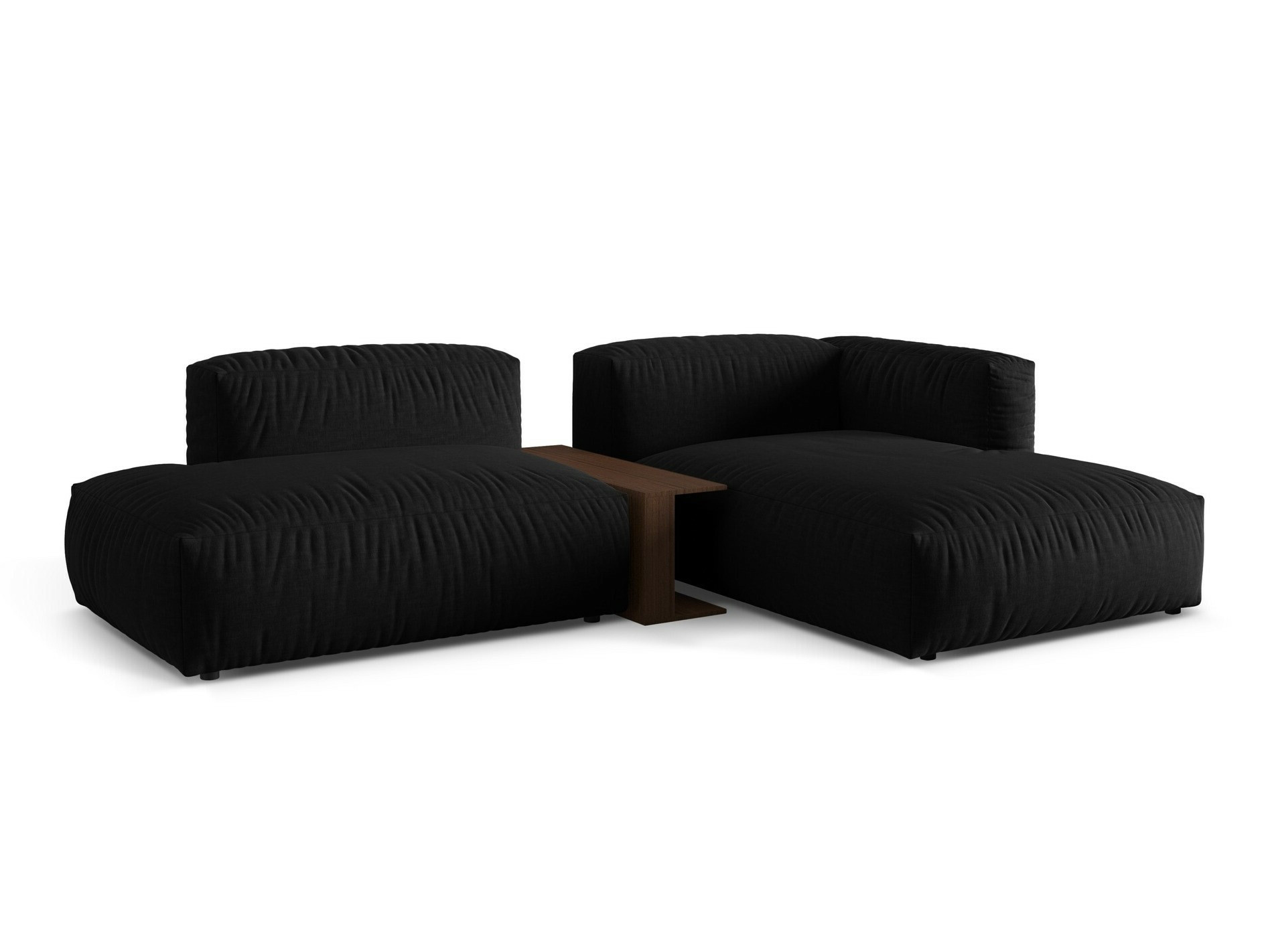 Moduļu stūra dīvāns Sorcoro 106 (Boston Black)