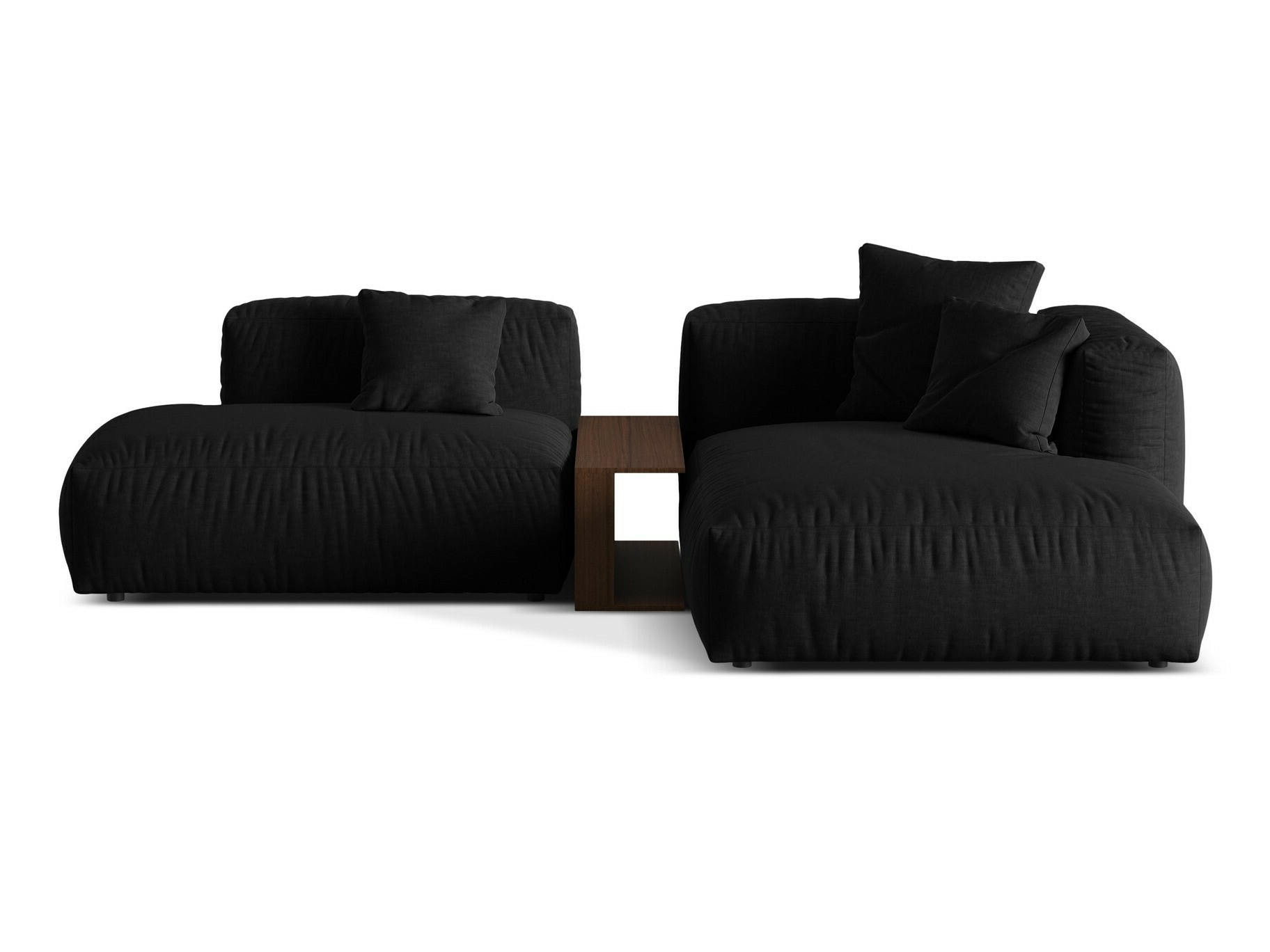 Moduļu stūra dīvāns Sorcoro 106 (Boston Black)