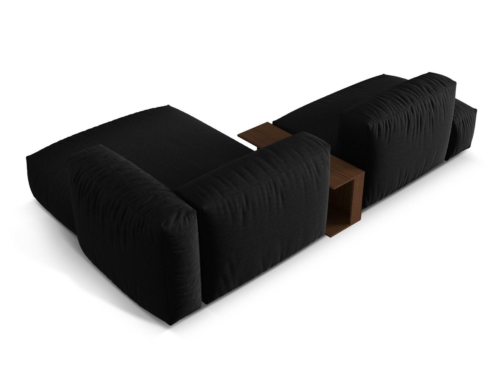 Moduļu stūra dīvāns Sorcoro 106 (Boston Black)