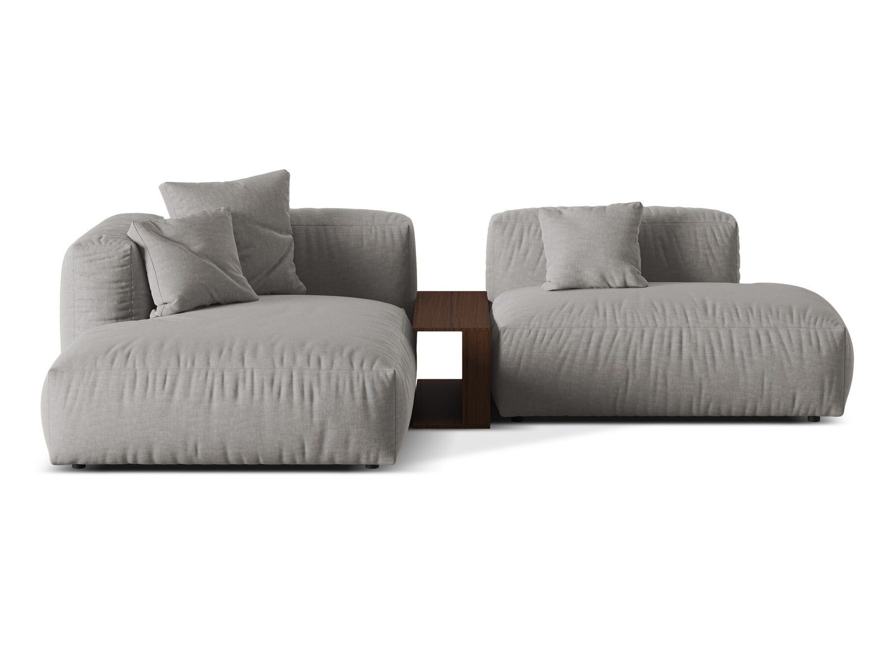 Moduļu stūra dīvāns Sorcoro 106 (Boston Gaišs Pelēks)