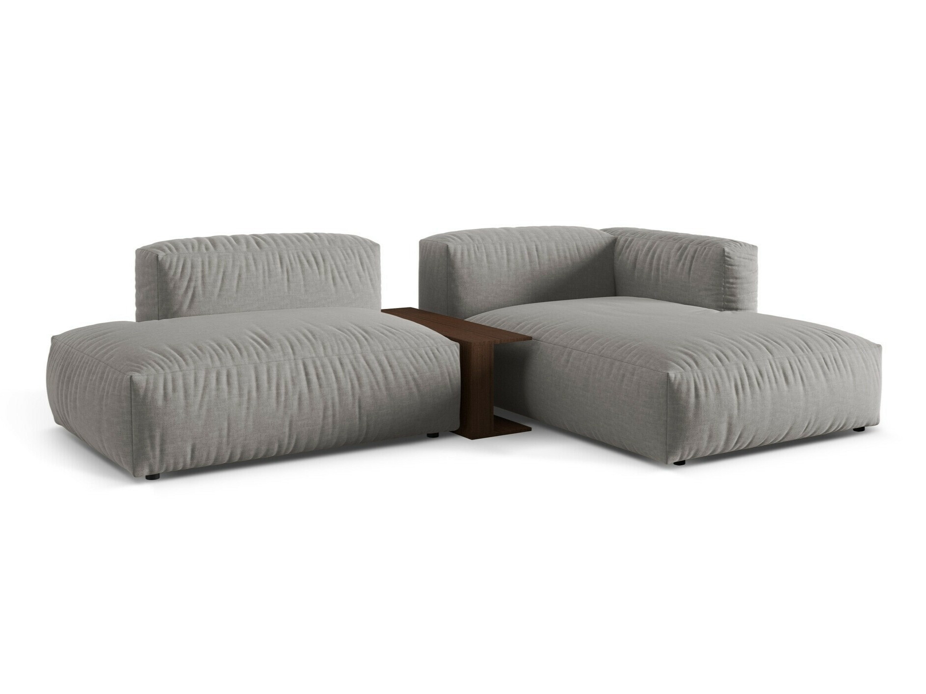 Moduļu stūra dīvāns Sorcoro 106 (Boston Gaišs Pelēks)