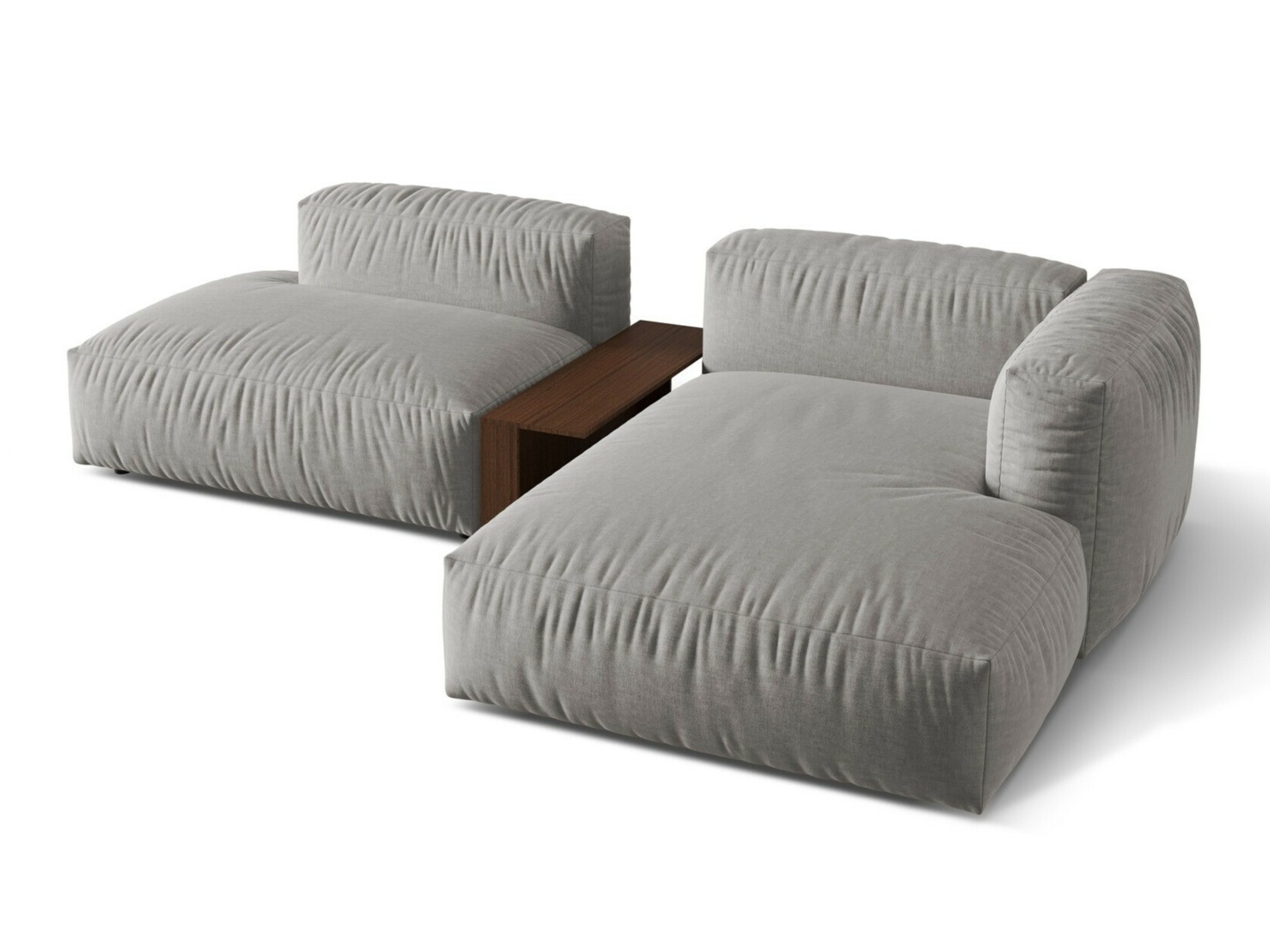 Moduļu stūra dīvāns Sorcoro 106 (Boston Gaišs Pelēks)