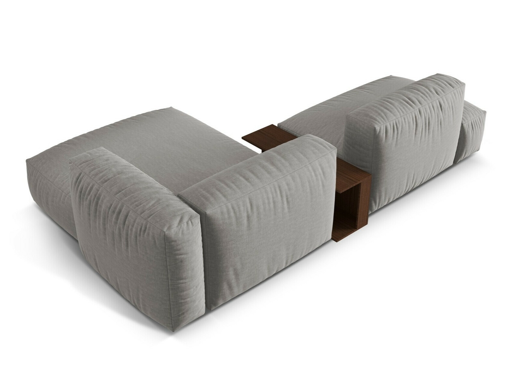 Moduļu stūra dīvāns Sorcoro 106 (Boston Gaišs Pelēks)