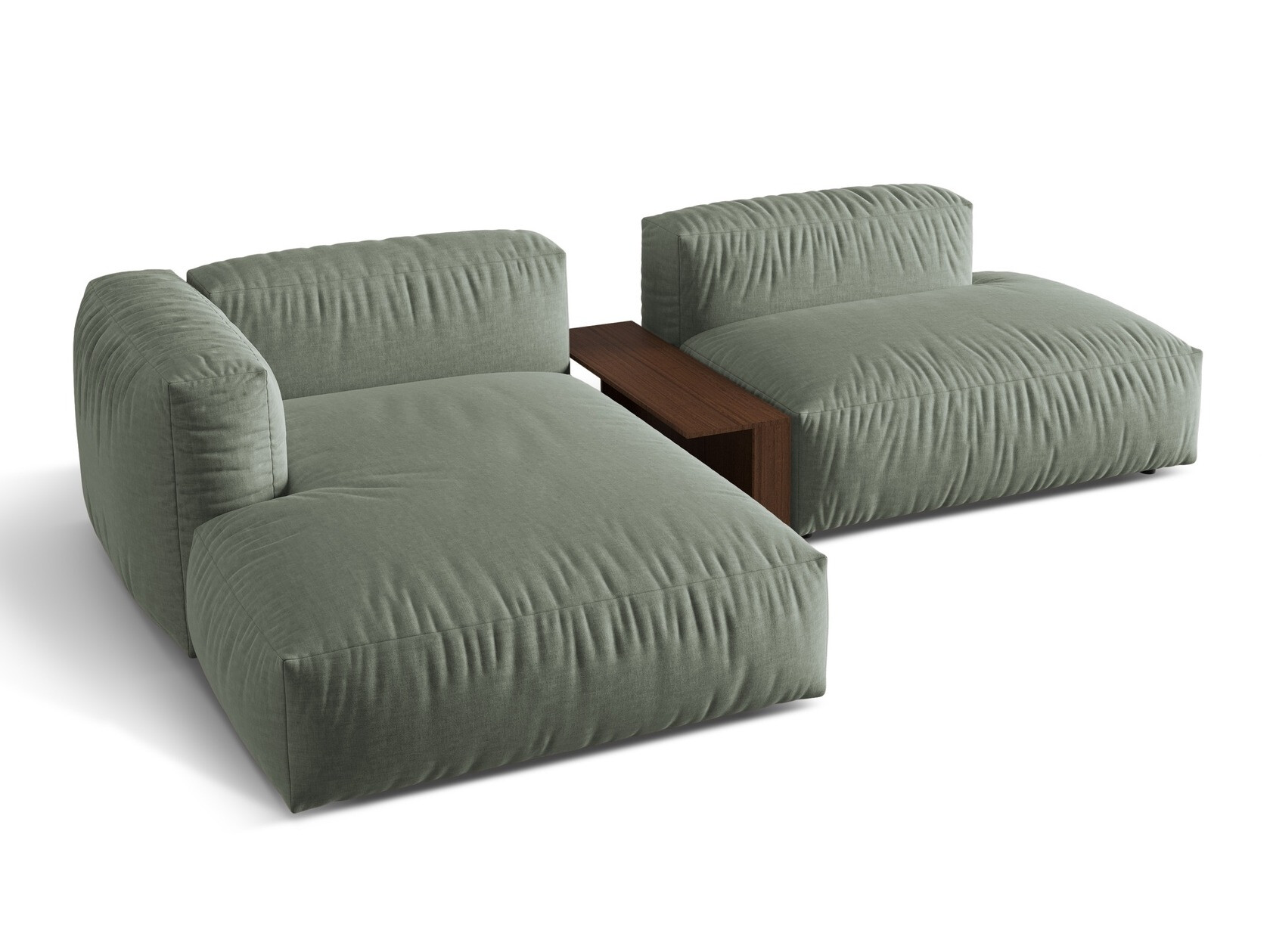 Moduļu stūra dīvāns Sorcoro 106 (Boston Water Green)